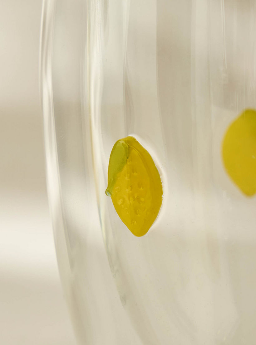 Lemon Accent Double Wall Glass Mug- 320 ml-household-dining-teaandcoffee-mugsandcups-image-3