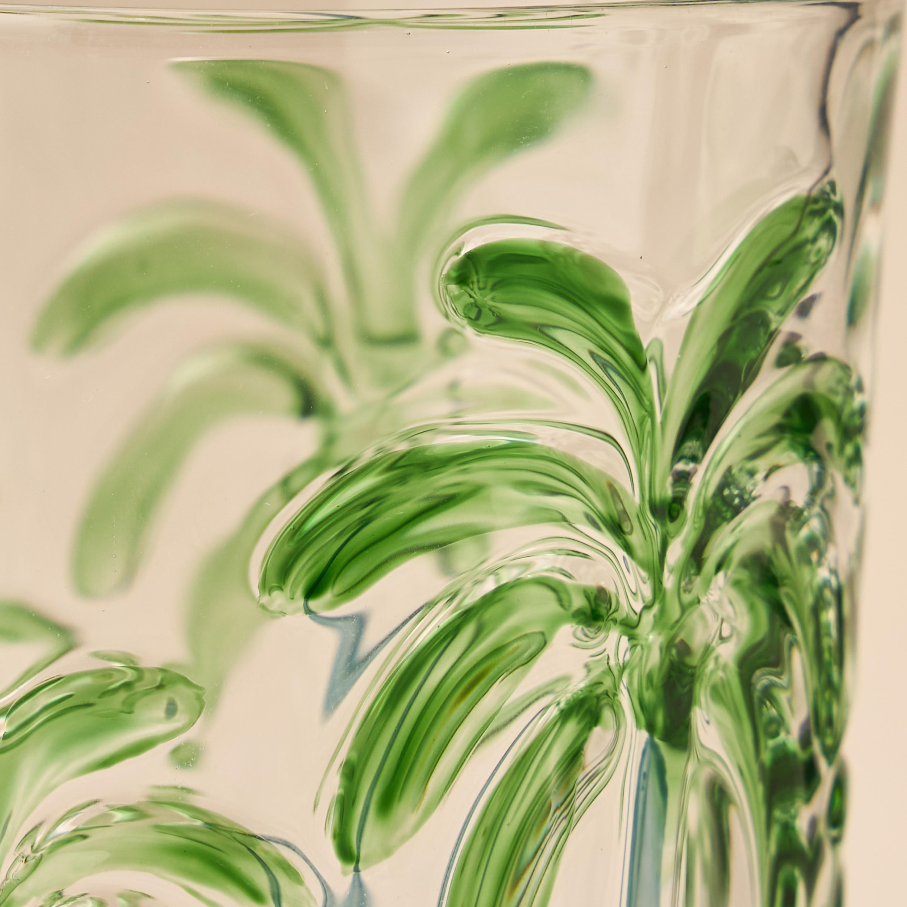 Palm Tree Debossed DOF Glass-household-dining-glassware-drinkingglasses-image-3