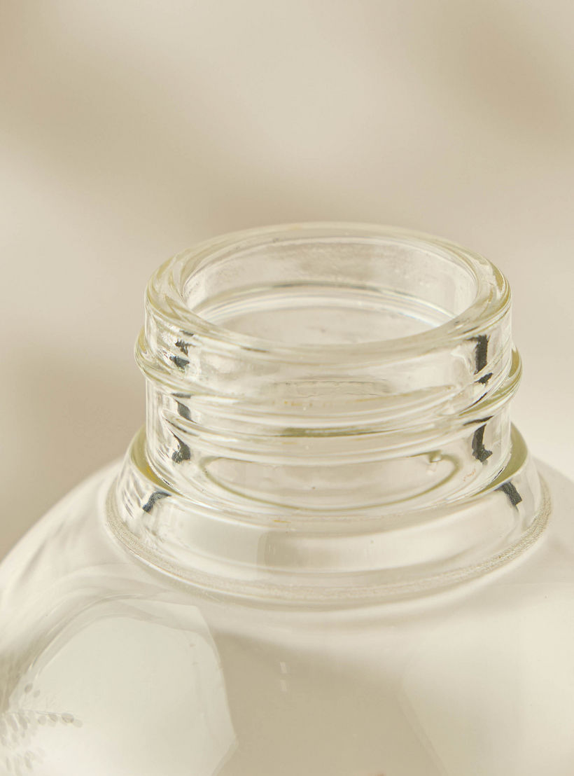 Lemon Accent Glass Bottle with Screw Lid-household-dining-drinkserveware-bottles-image-3