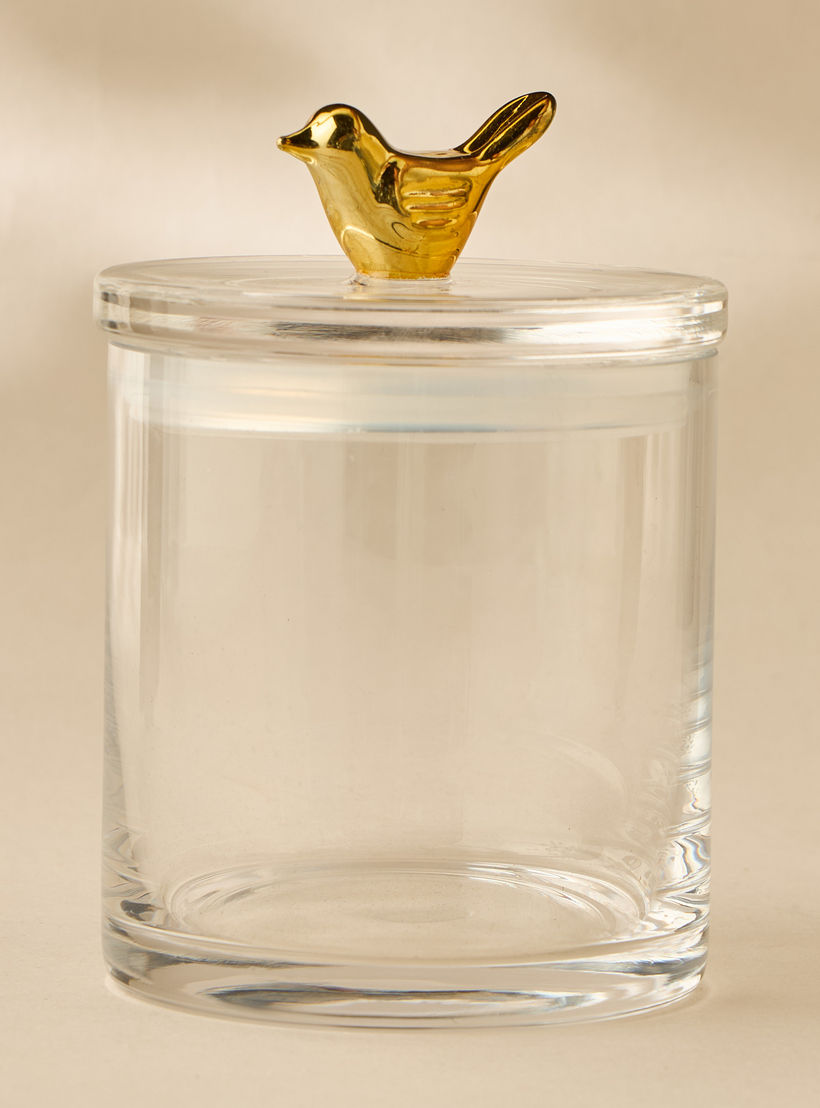 Bird Accent Glass Canister - 500 ml-household-kitchen-foodstorage-containers-image-3