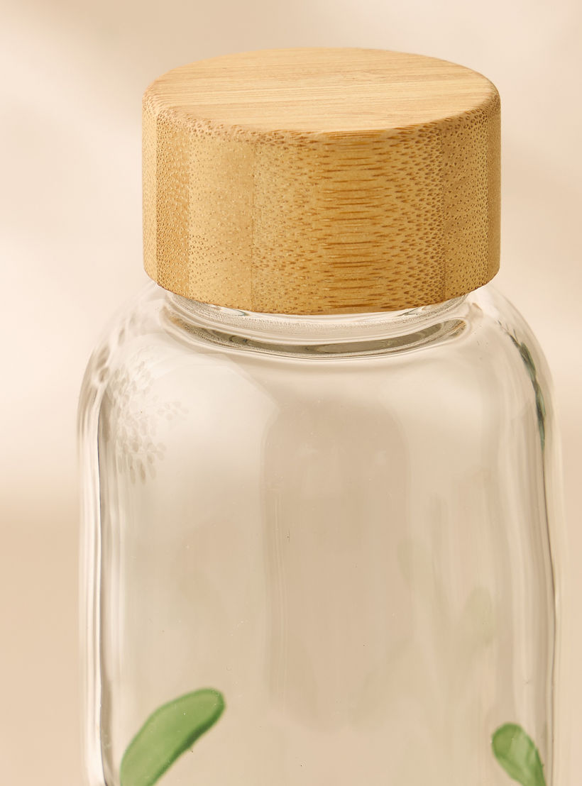 Palm Tree Debossed Glass Bottle-household-dining-drinkserveware-bottles-image-3