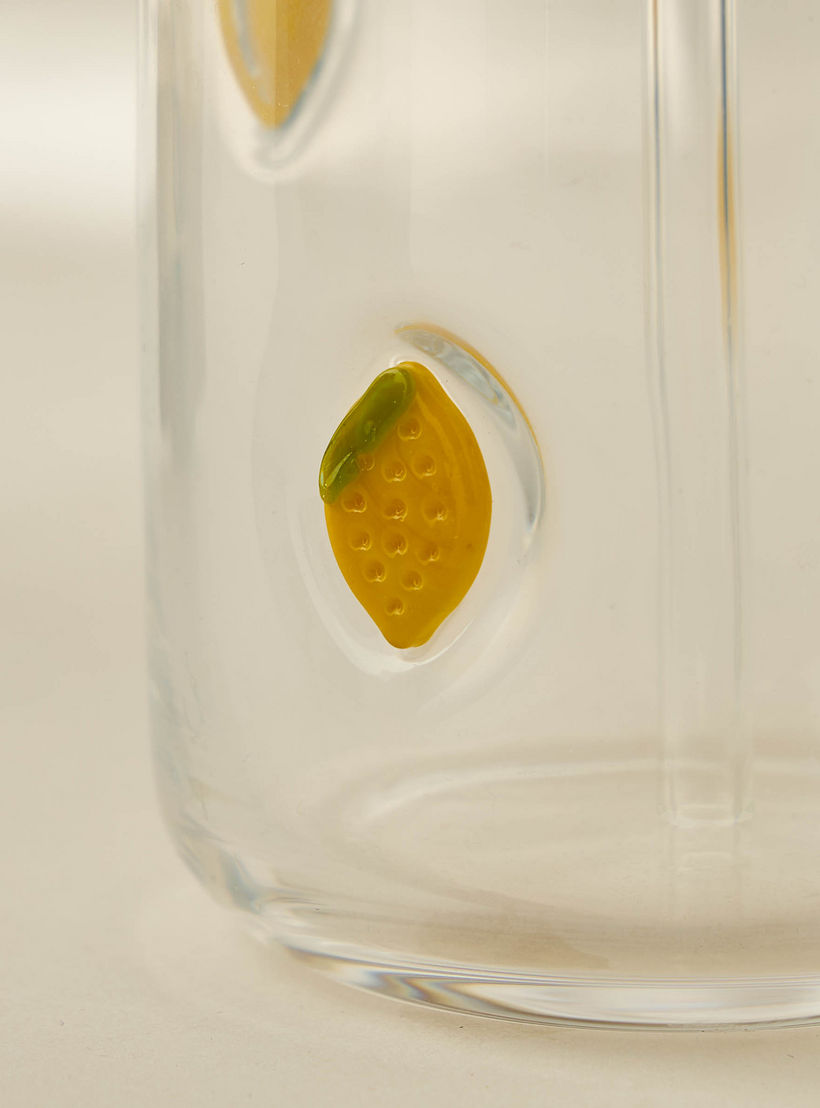 Lemon Accent Glass Sipper Bottle- 530 ml-household-dining-glassware-drinkingglasses-image-4