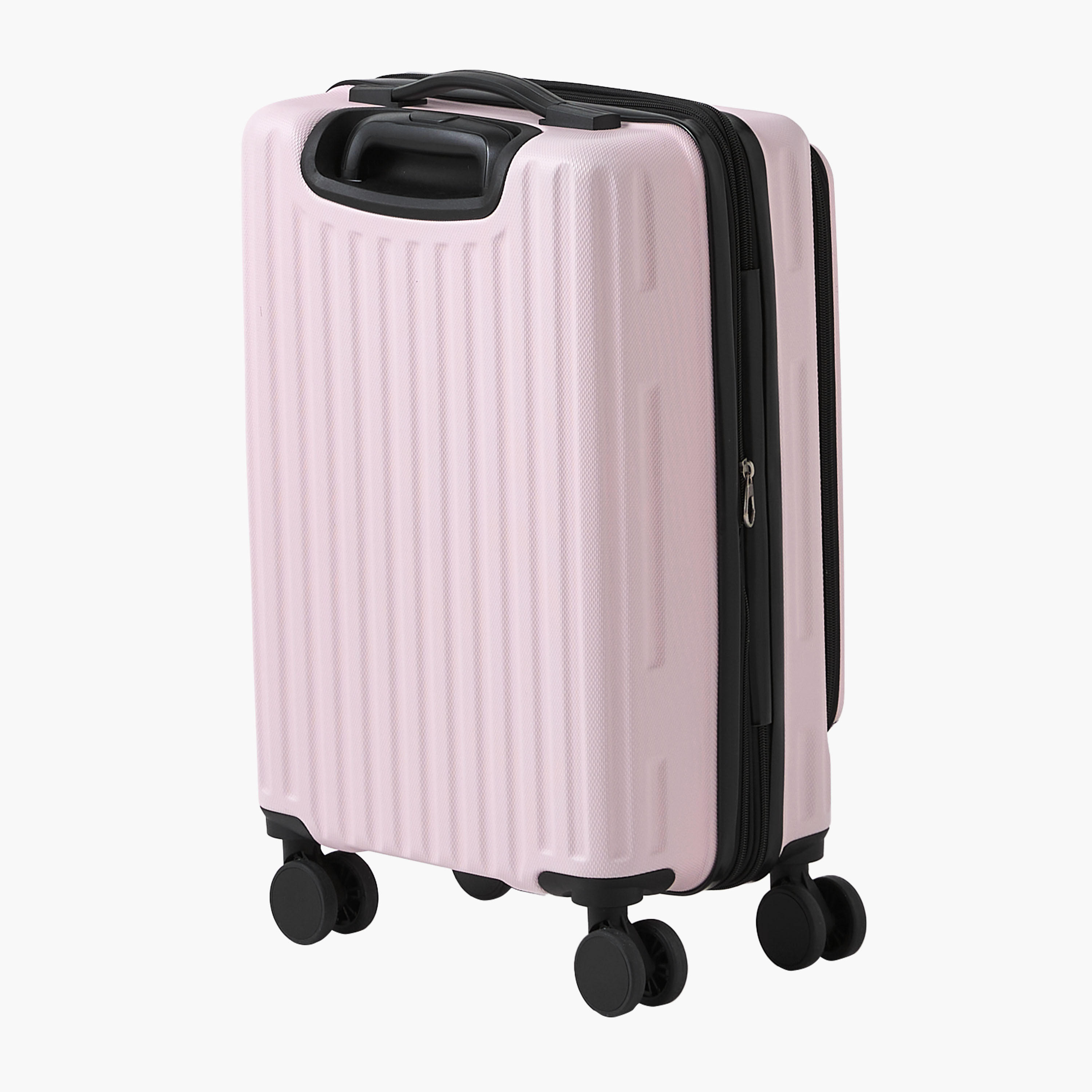 Oaklan by Shoexpress Textured Hardcase Luggage Trolley with Retractable Handle - Cabin-travel-luggagesandbags-luggage-image-4