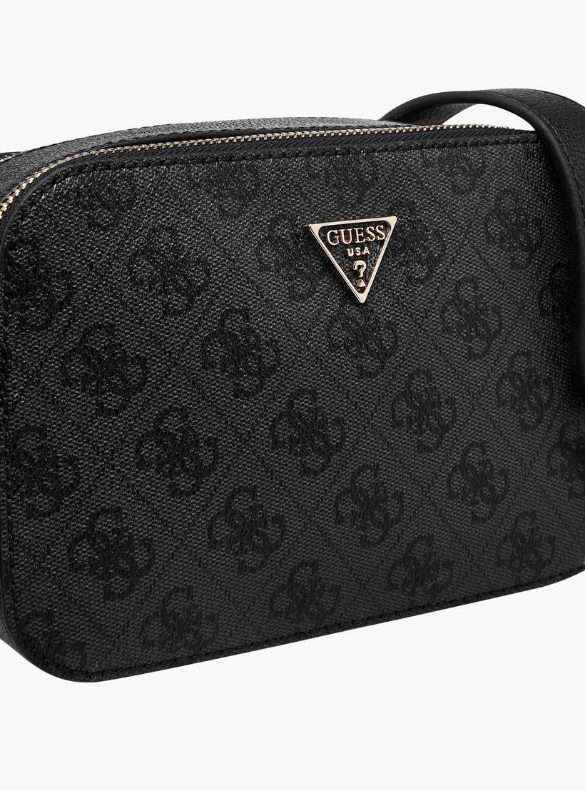 Guess Noelle II Monogram Print Crossbody Bag with Chain Strap-women-bagsandwallets-handbags-image-4