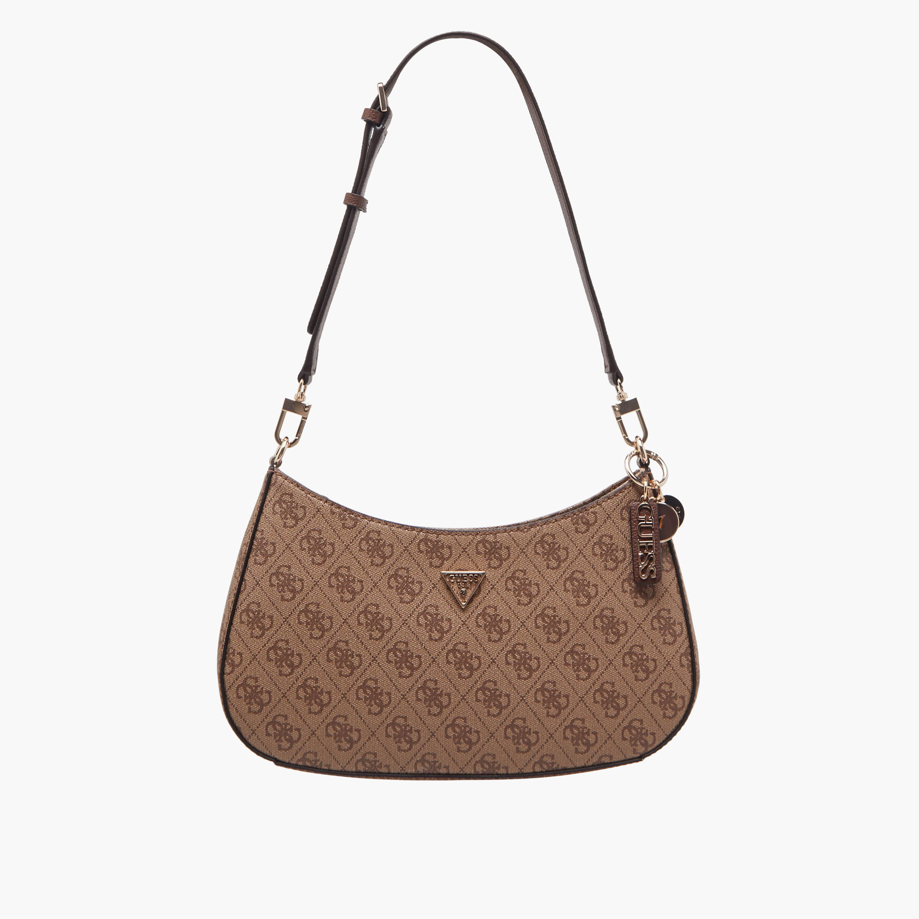 Guess NOELLE II Monogram Print Shoulder Bag with Detachable Strap-women-bagsandwallets-handbags-image-3