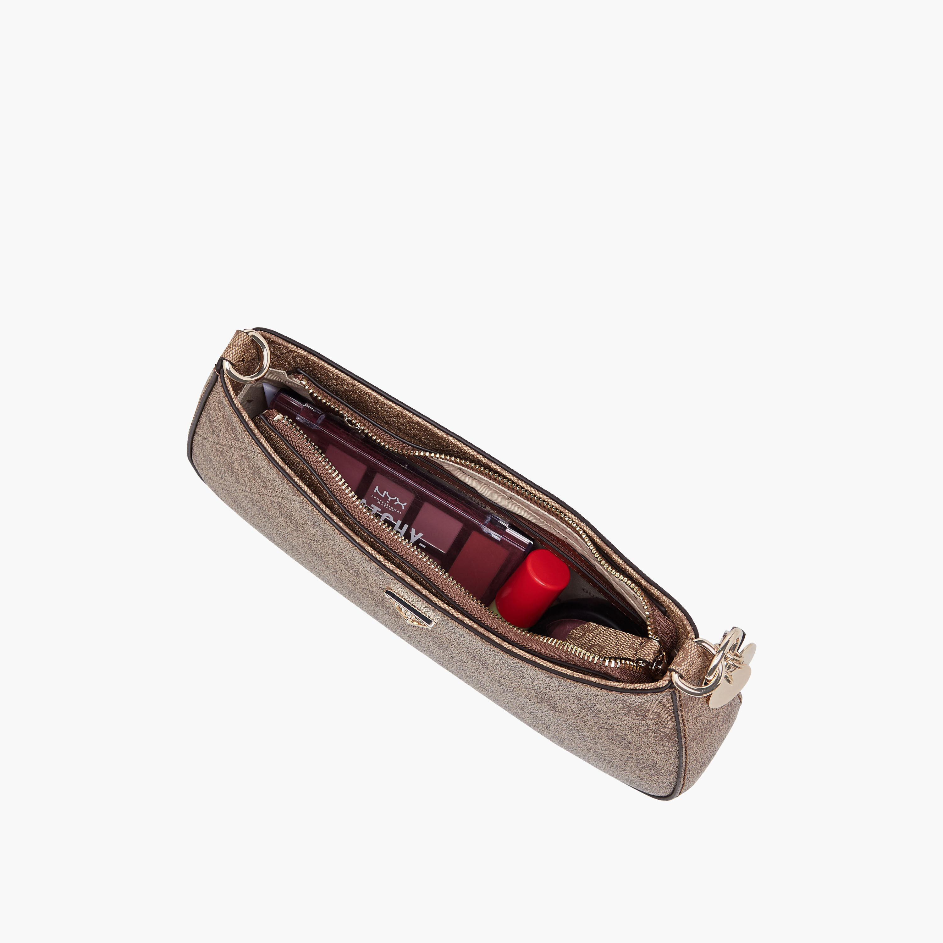 Guess NOELLE II Monogram Print Shoulder Bag with Detachable Strap-women-bagsandwallets-handbags-image-8