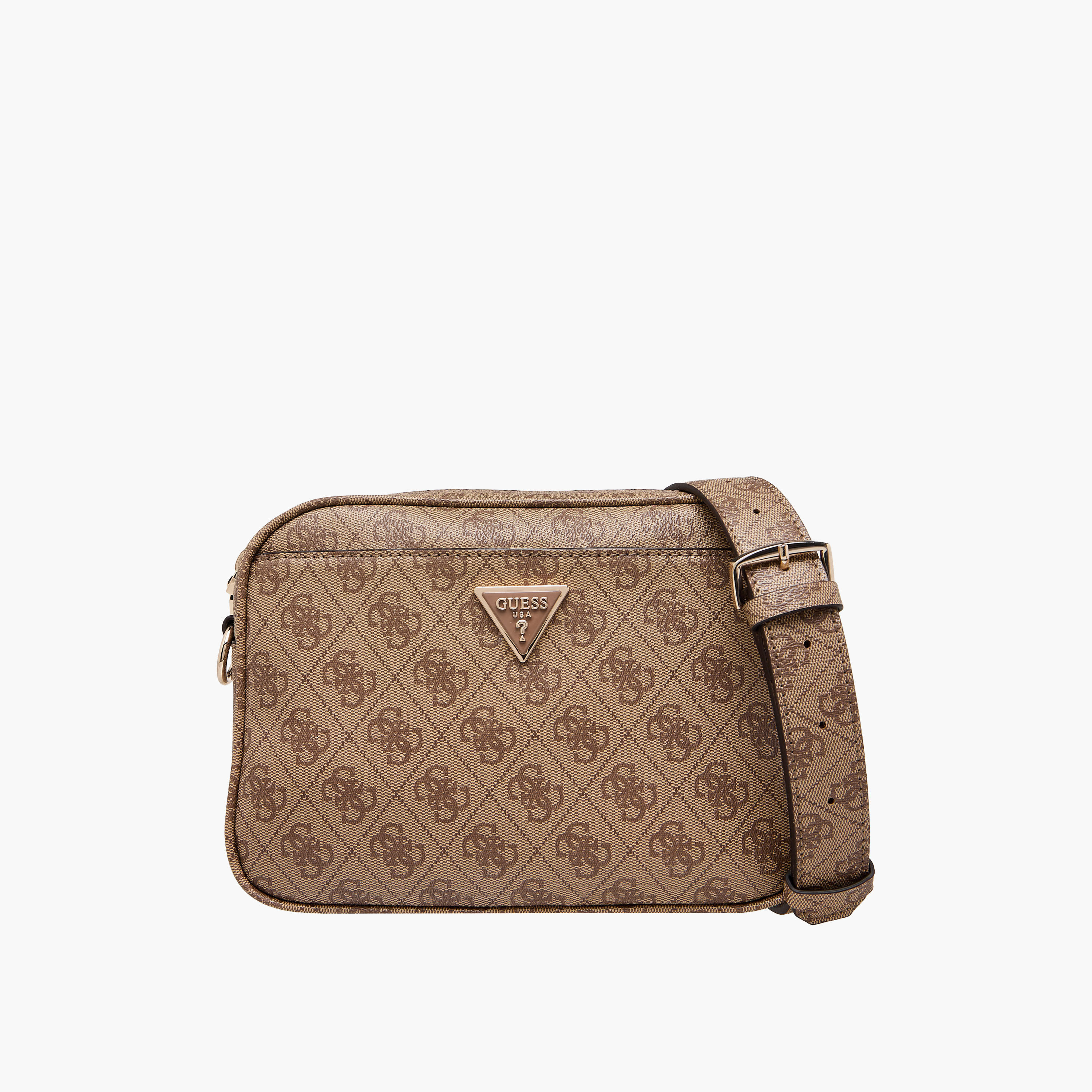 Guess Meridian Monogram Print Crossbody Bag with Detachable Strap-women-bagsandwallets-handbags-image-1