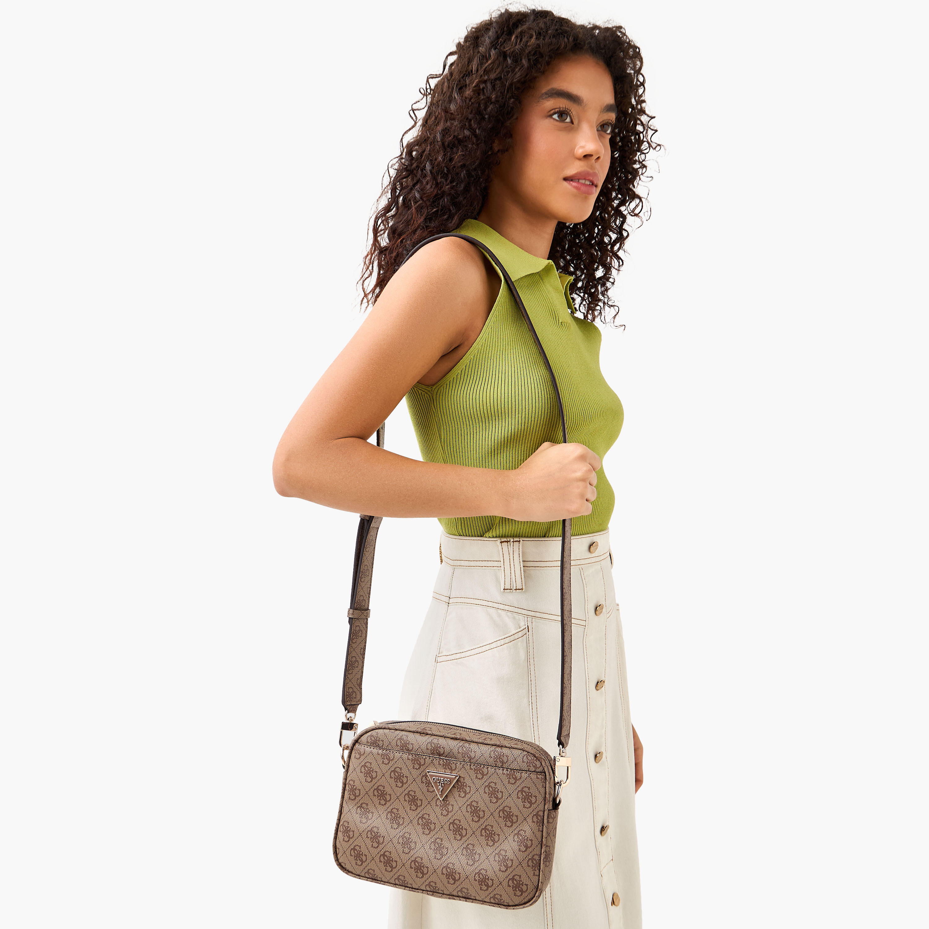 Guess Meridian Monogram Print Crossbody Bag with Detachable Strap-women-bagsandwallets-handbags-image-2