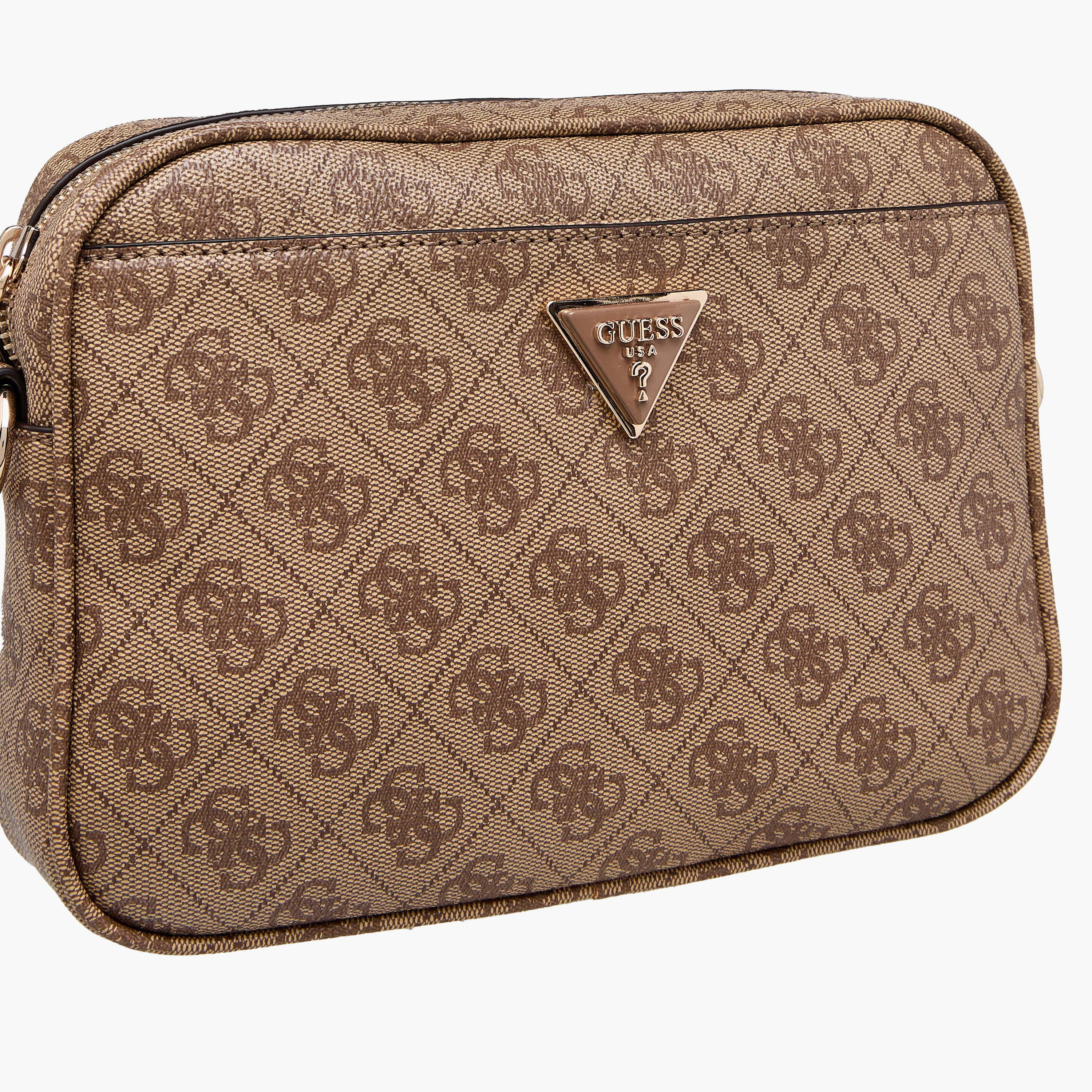 Guess Meridian Monogram Print Crossbody Bag with Detachable Strap-women-bagsandwallets-handbags-image-4