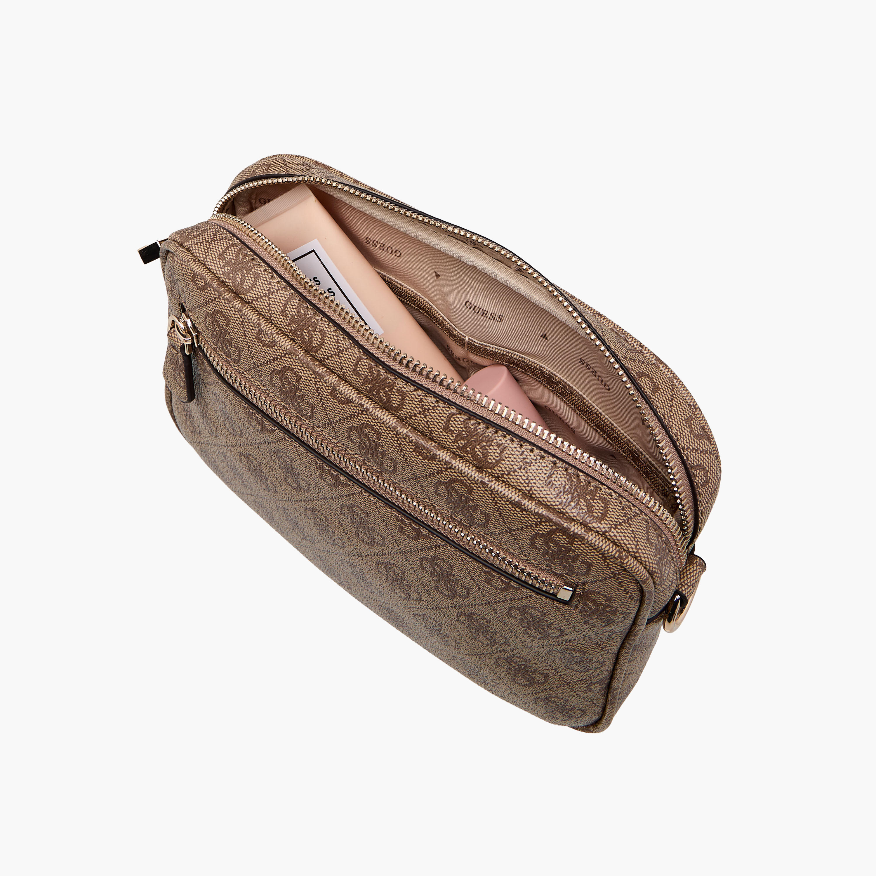 Guess Meridian Monogram Print Crossbody Bag with Detachable Strap-women-bagsandwallets-handbags-image-8
