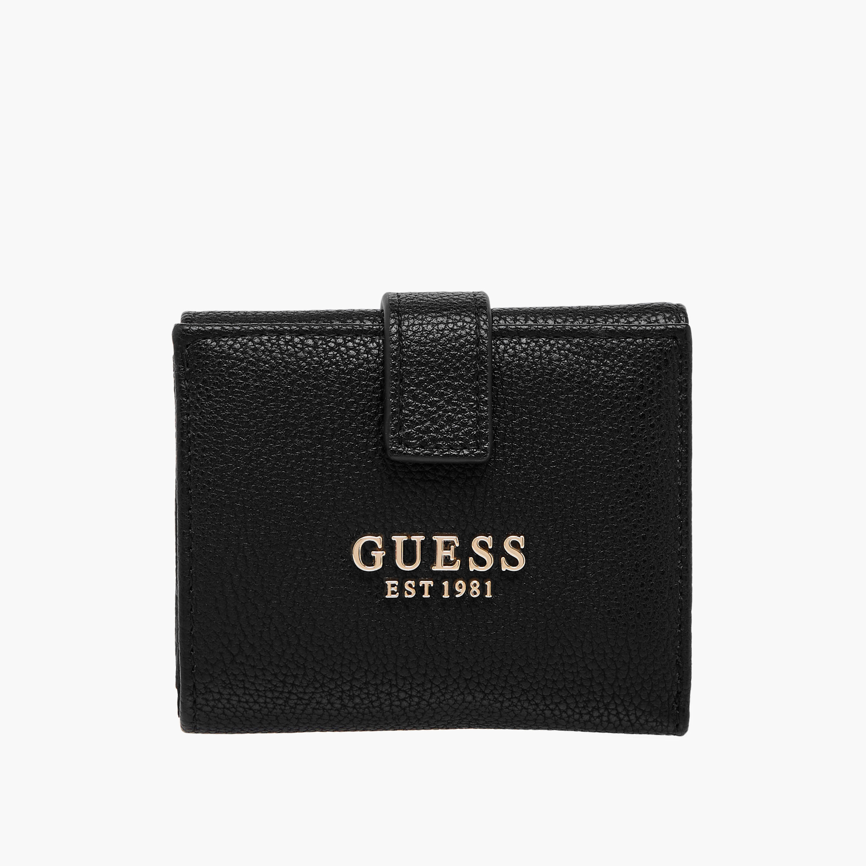 Guess LAUREL II SLG PETITE Monogram Print Tri-Fold Wallet-women-bagsandwallets-wallets-image-1