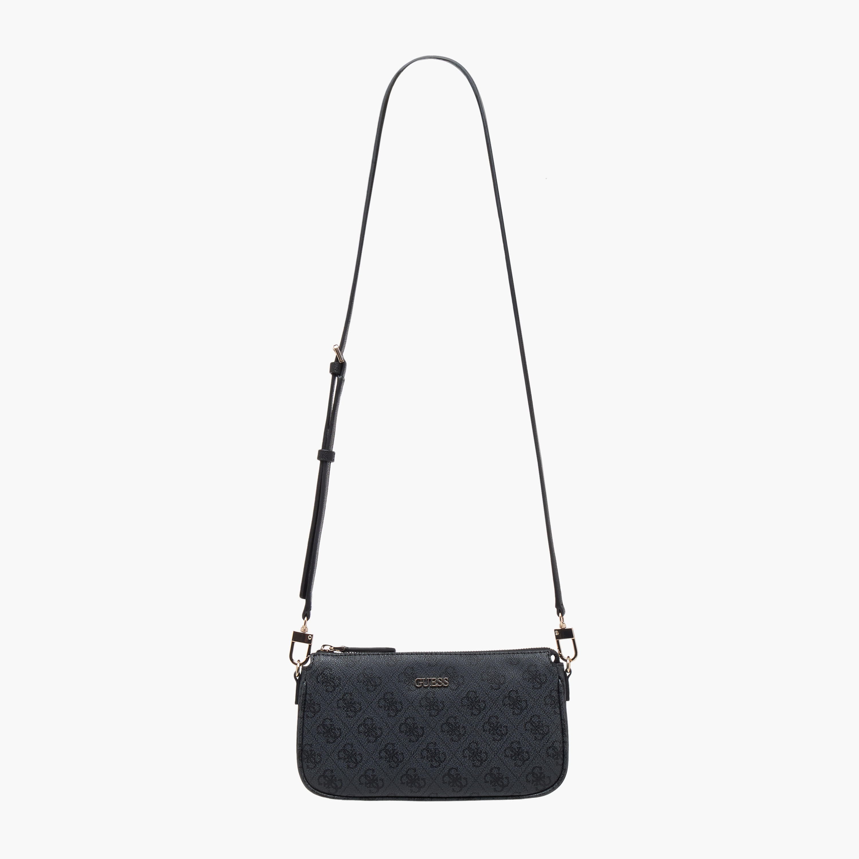 Guess Noelle II DBL Printed Crossbody Bag with Zip Closure-women-bagsandwallets-handbags-image-3