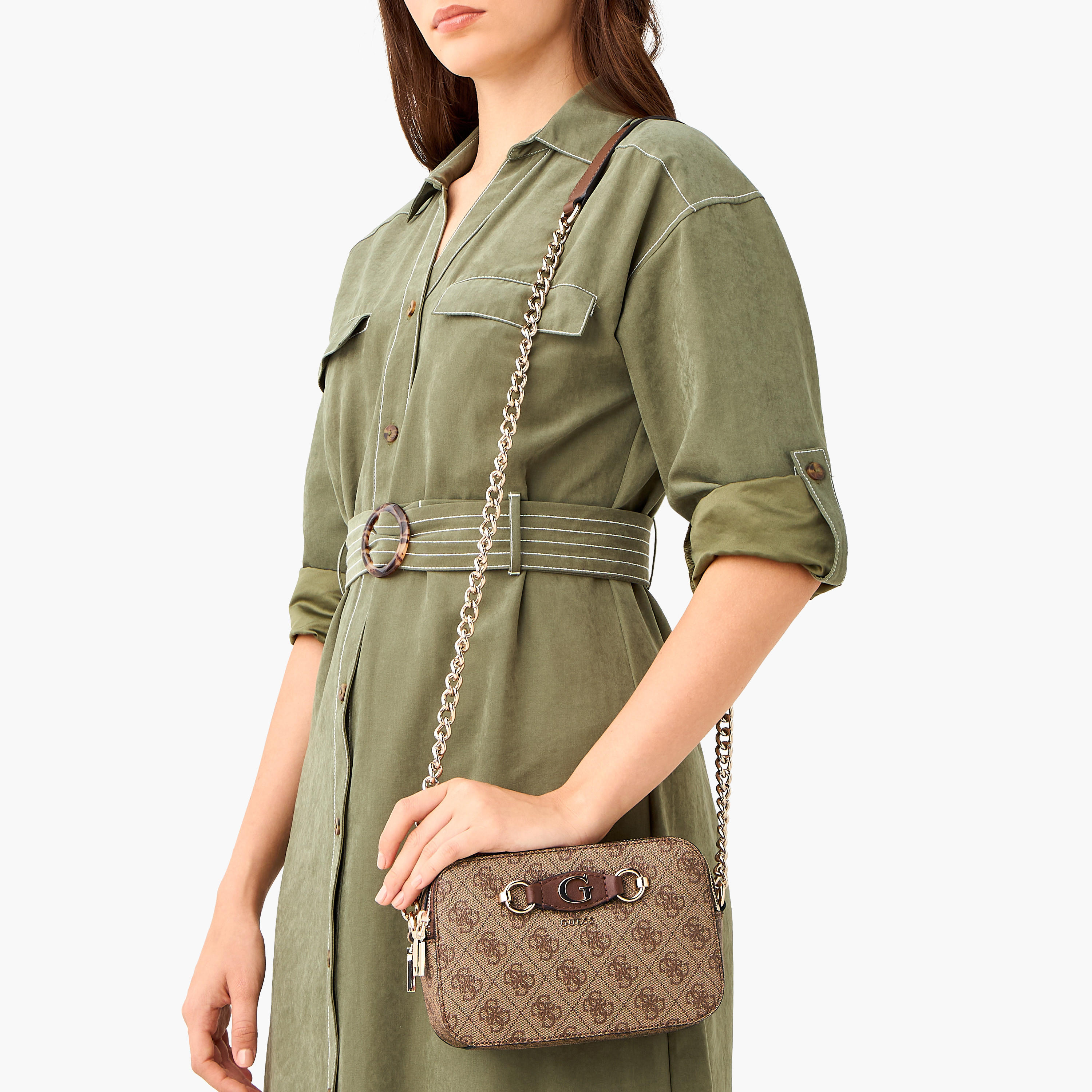 Guess Izzy Monogram Print Crossbody Bag with Chain Strap-women-bagsandwallets-handbags-image-2