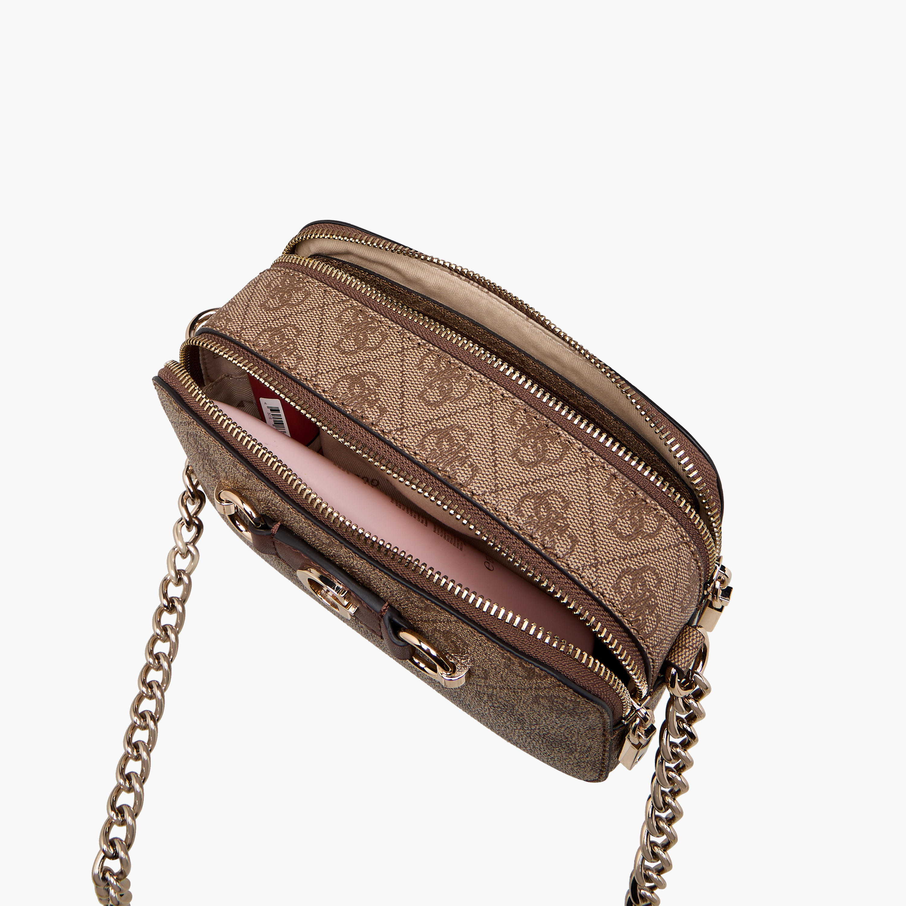Guess Izzy Monogram Print Crossbody Bag with Chain Strap-women-bagsandwallets-handbags-image-8