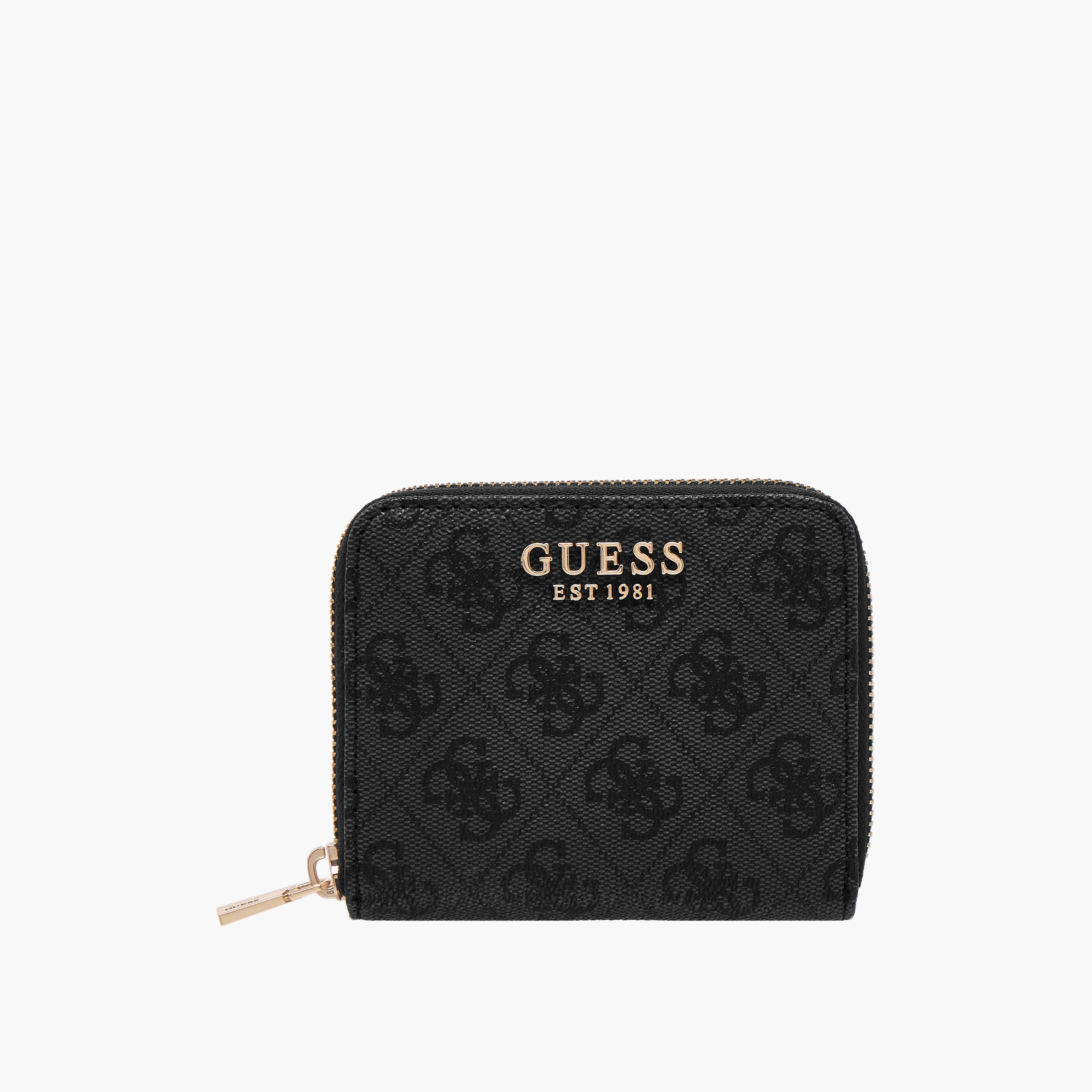 Guess Laurel Slg Small Monogram Print Zip-Around Wallet-women-bagsandwallets-wallets-image-1