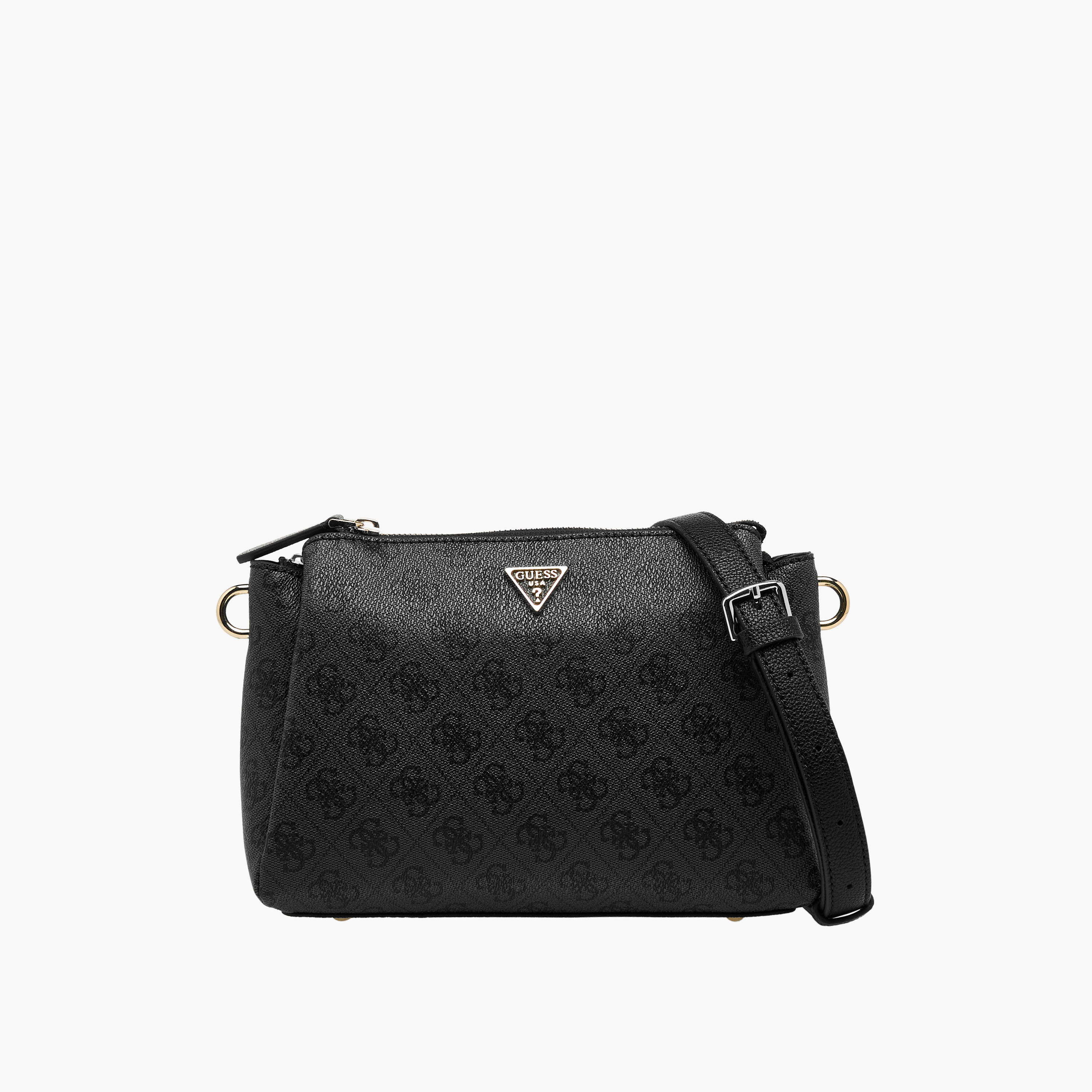 Guess NOELLE II Monogram Print Crossbody Bag with Adjustable Strap-women-bagsandwallets-handbags-image-1