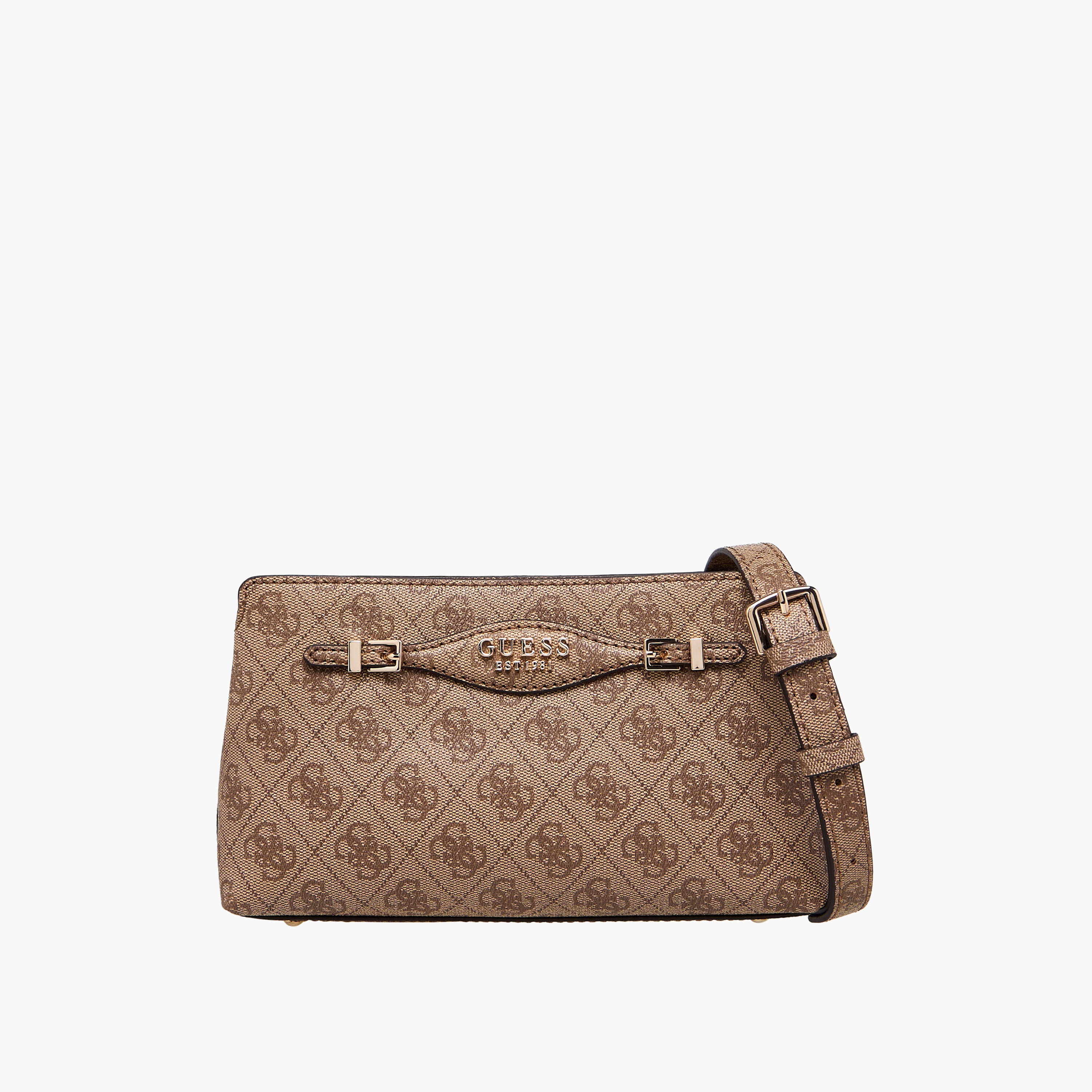 شنطة كروس بودي بطبعات مونوجرام مع حزام كتف قابل للفصل كاتيا من جيس-women-bagsandwallets-handbags-image-1