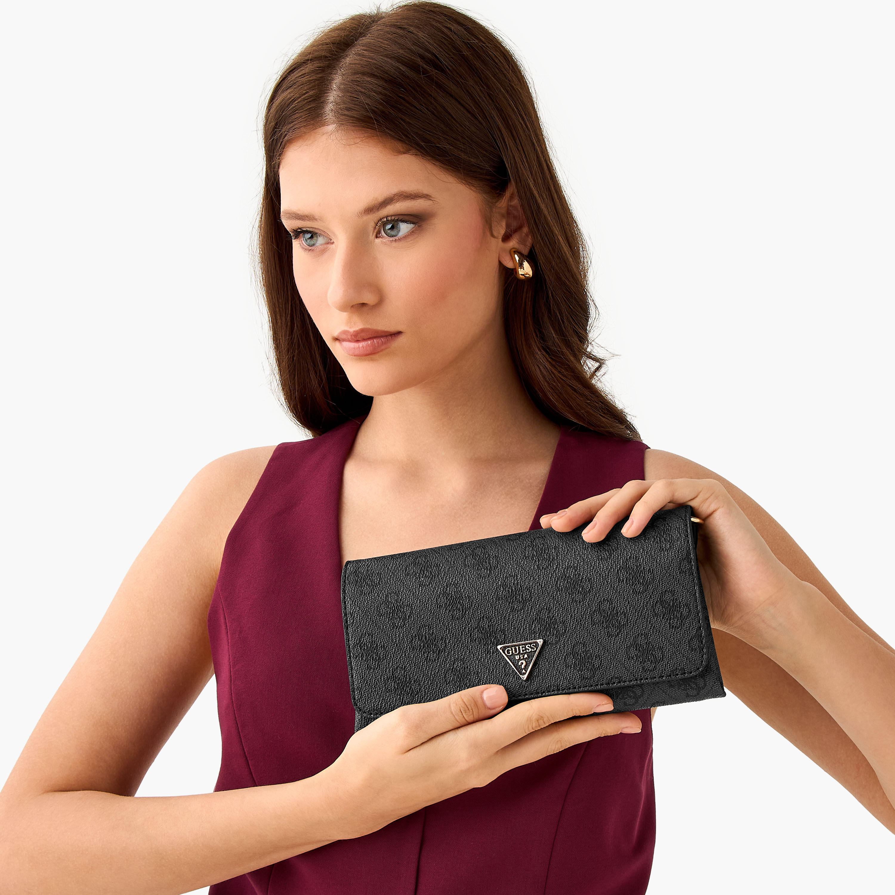 Guess NOELLE II XBODY Monogram Print Crossbody Bag with Chain Strap-women-bagsandwallets-handbags-image-8