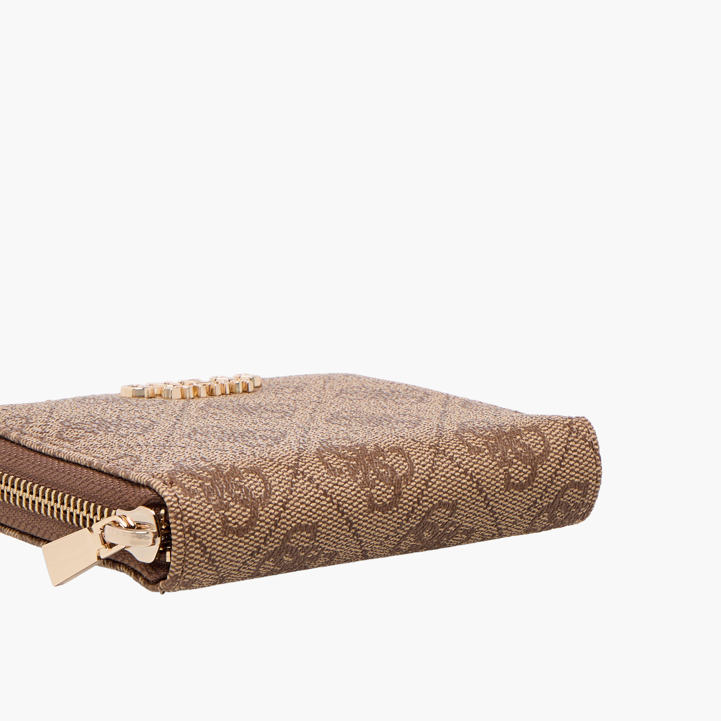Guess LAUREL SLG SMALL Monogram Print Zip-Around Wallet-women-bagsandwallets-wallets-image-5
