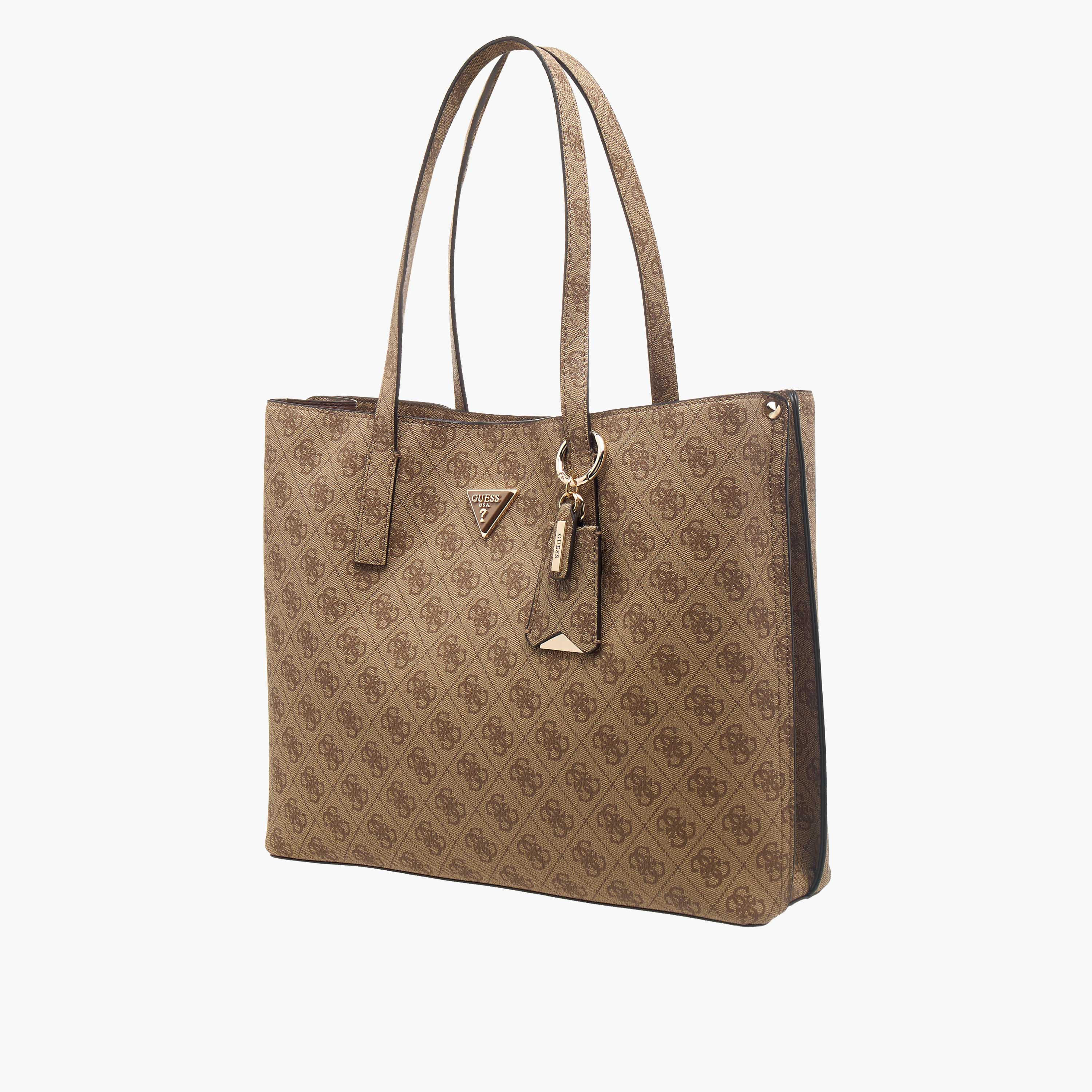 Guess Meridian II Girlfriend Monogram Print Tote Bag with Double Handle-women-bagsandwallets-handbags-image-3