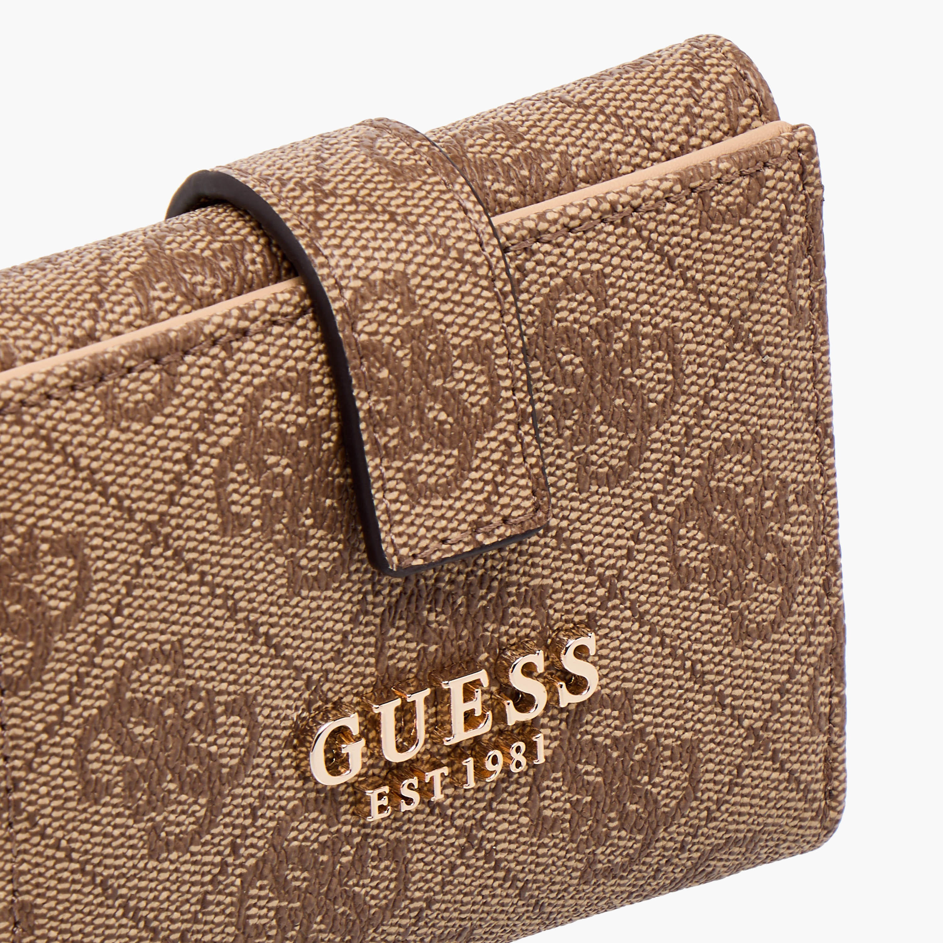 Guess LAUREL II SLG PETITE Monogram Print Tri-Fold Wallet-women-bagsandwallets-wallets-image-3