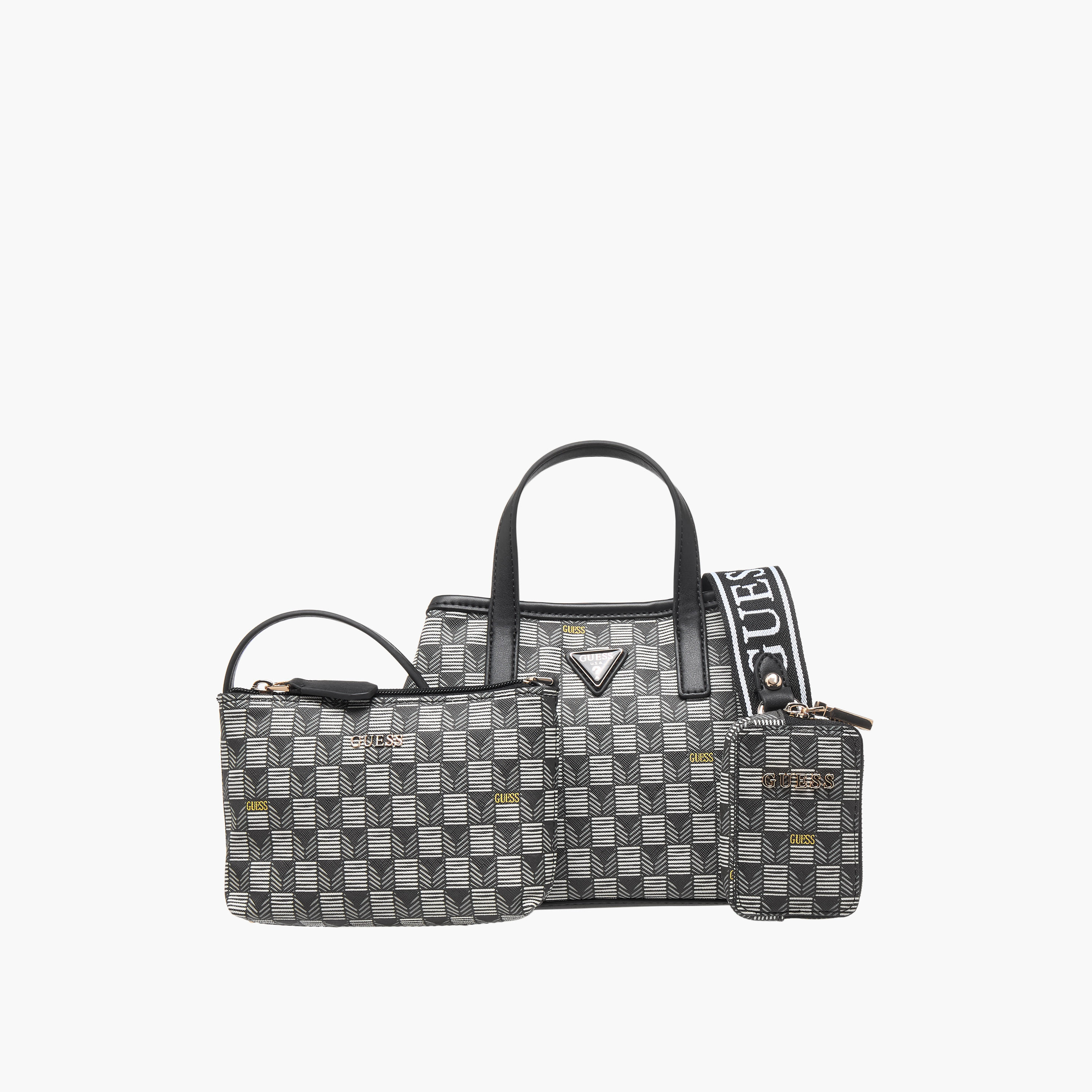 شنطة توتي ميني بطبعات مونوجرام مع شنطة كتف وشنطة صغيرة جي ويف II من جيس-women-bagsandwallets-handbags-image-1