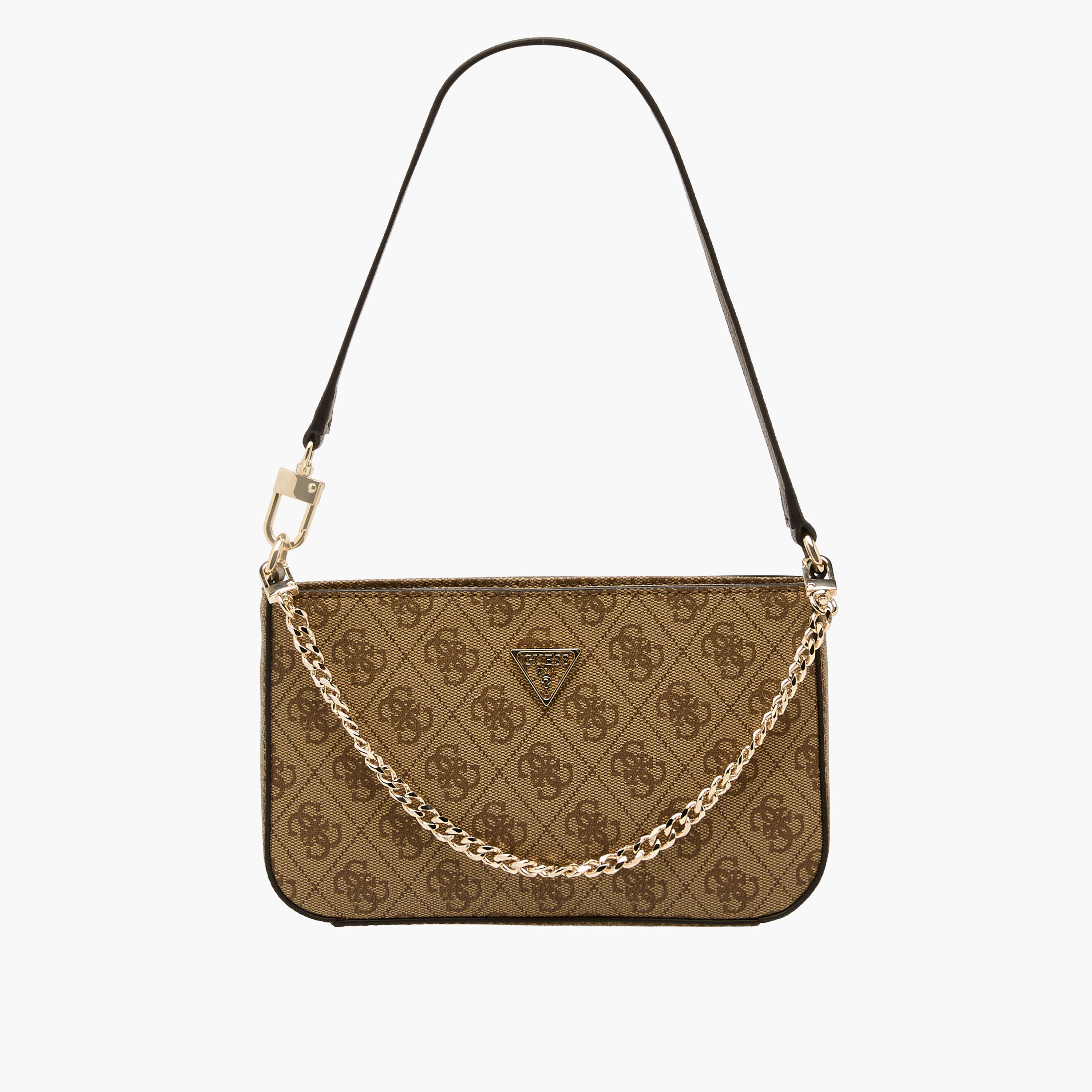 Guess Noelle II Mini Monogram Print Shoulder Bag with Zip Closure-women-bagsandwallets-handbags-image-1