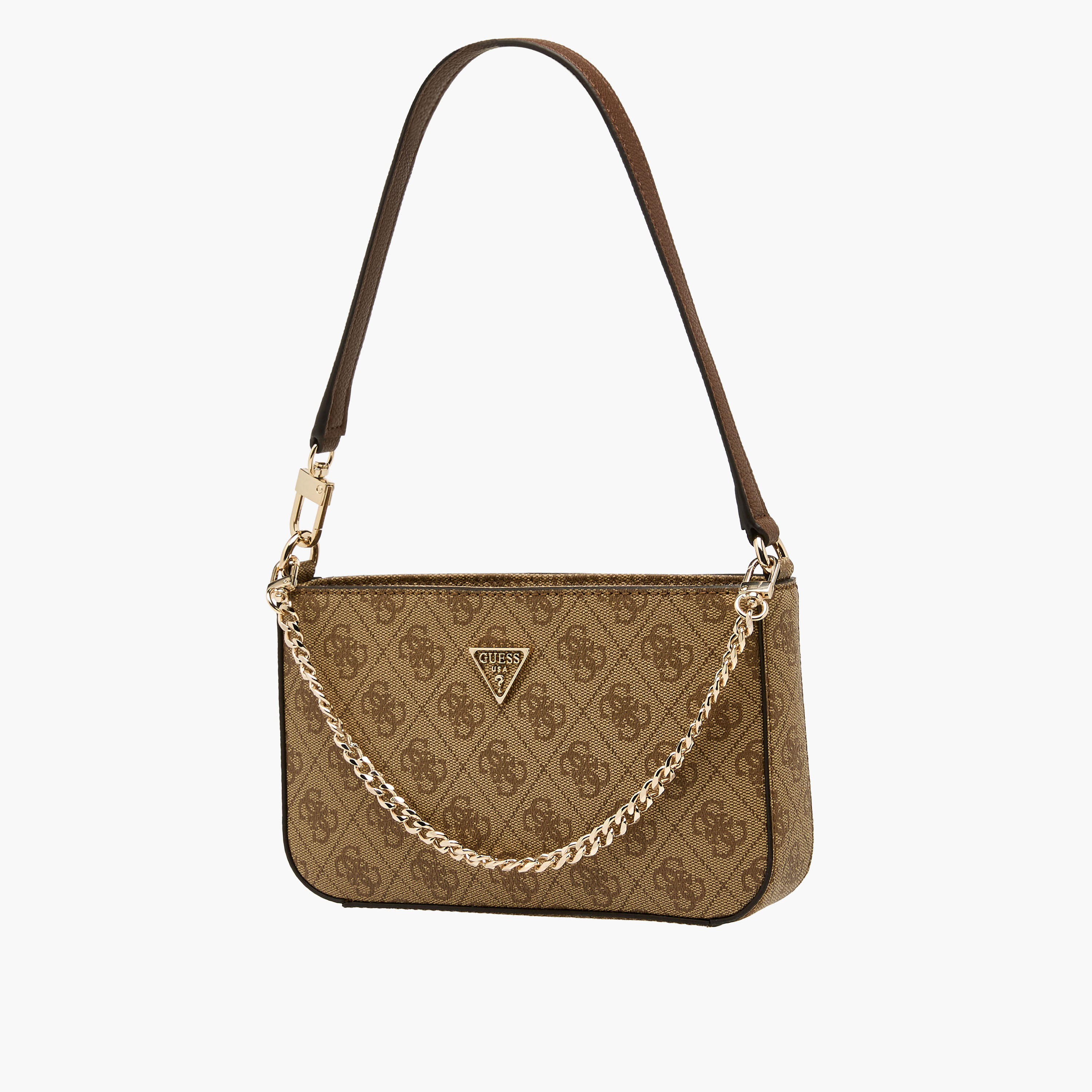 Guess Noelle II Mini Monogram Print Shoulder Bag with Zip Closure-women-bagsandwallets-handbags-image-3