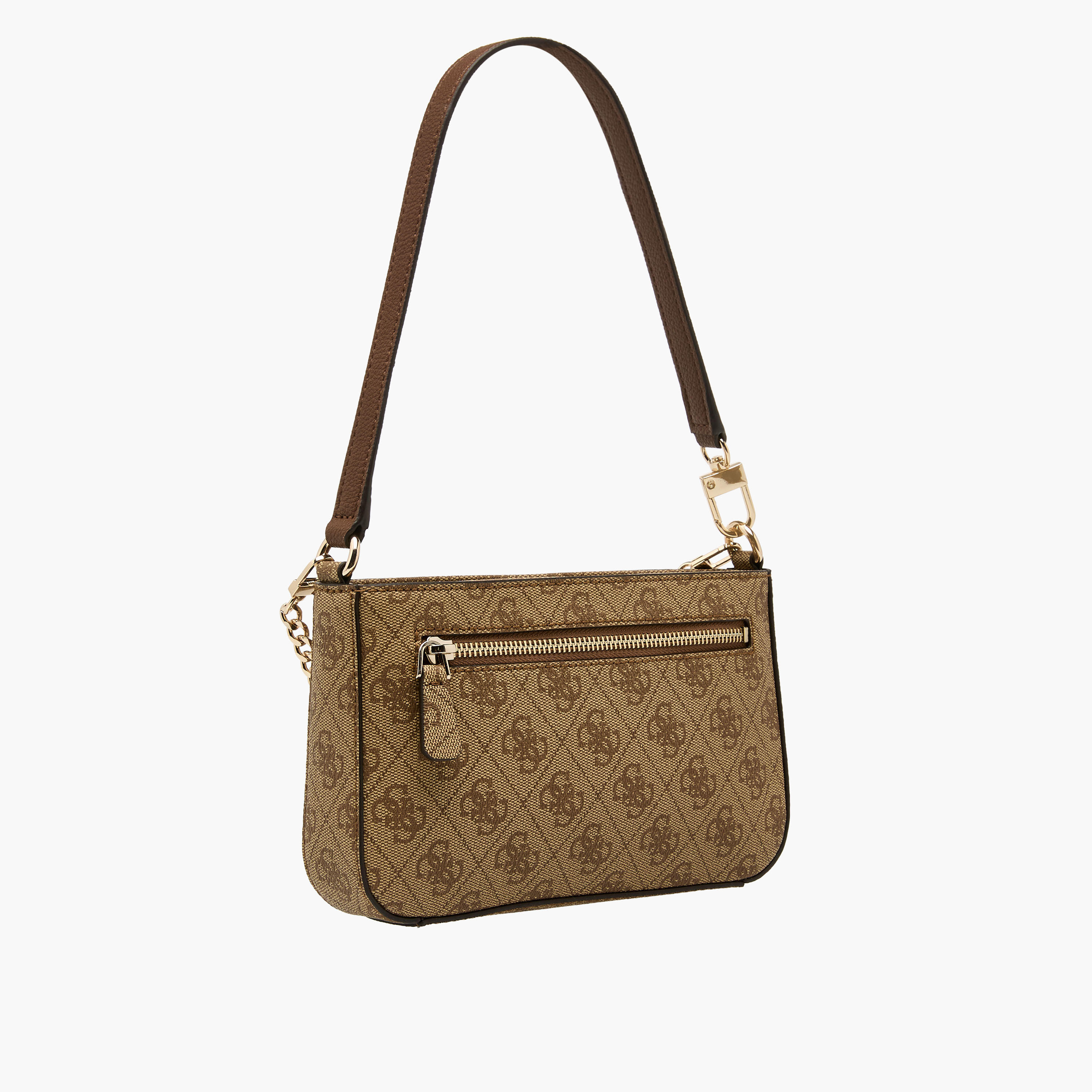Guess Noelle II Mini Monogram Print Shoulder Bag with Zip Closure-women-bagsandwallets-handbags-image-4