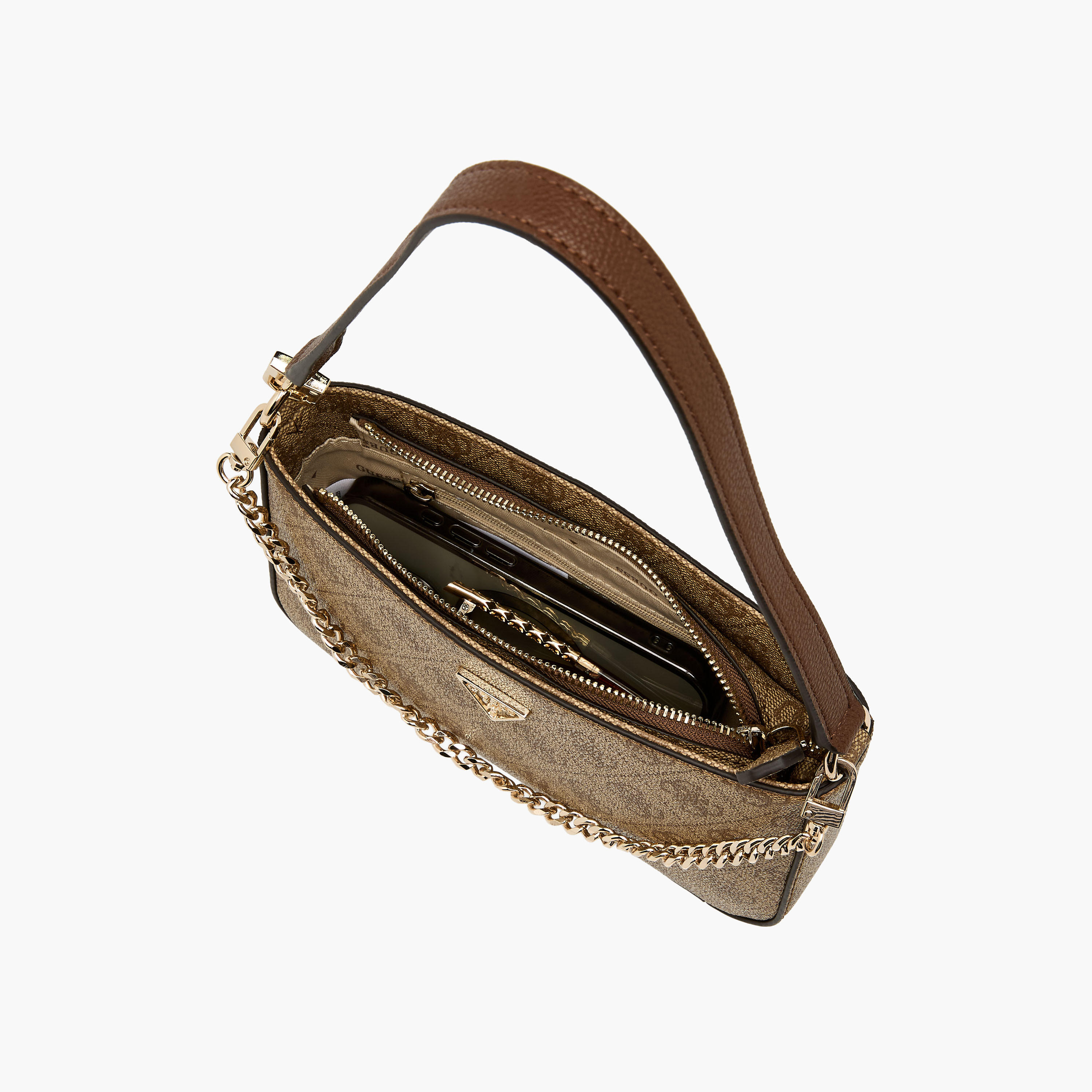 Guess Noelle II Mini Monogram Print Shoulder Bag with Zip Closure-women-bagsandwallets-handbags-image-8