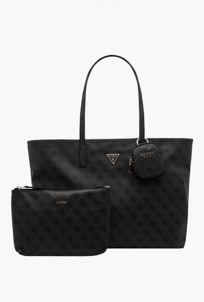 Guess Power Play Tech Monogram Print Tote Bag with Shoulder Bag and Pouch-women-image-1