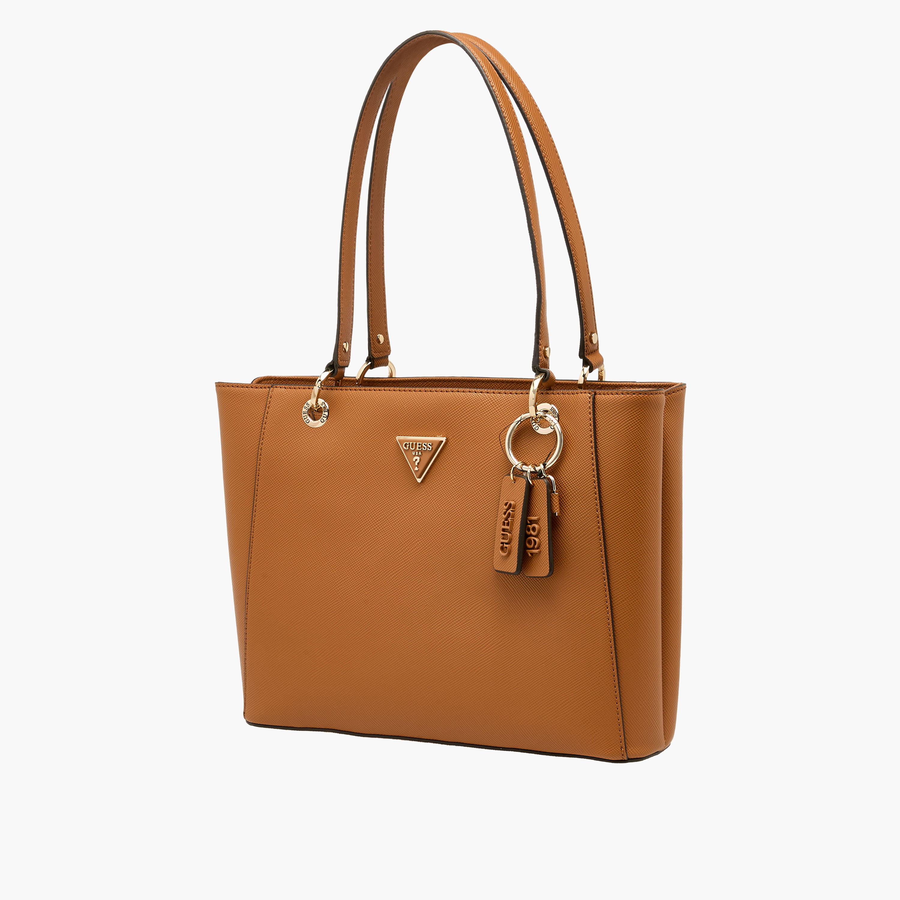 Guess Noelle II Textured Tote Bag with Double Handle-women-bagsandwallets-handbags-image-3