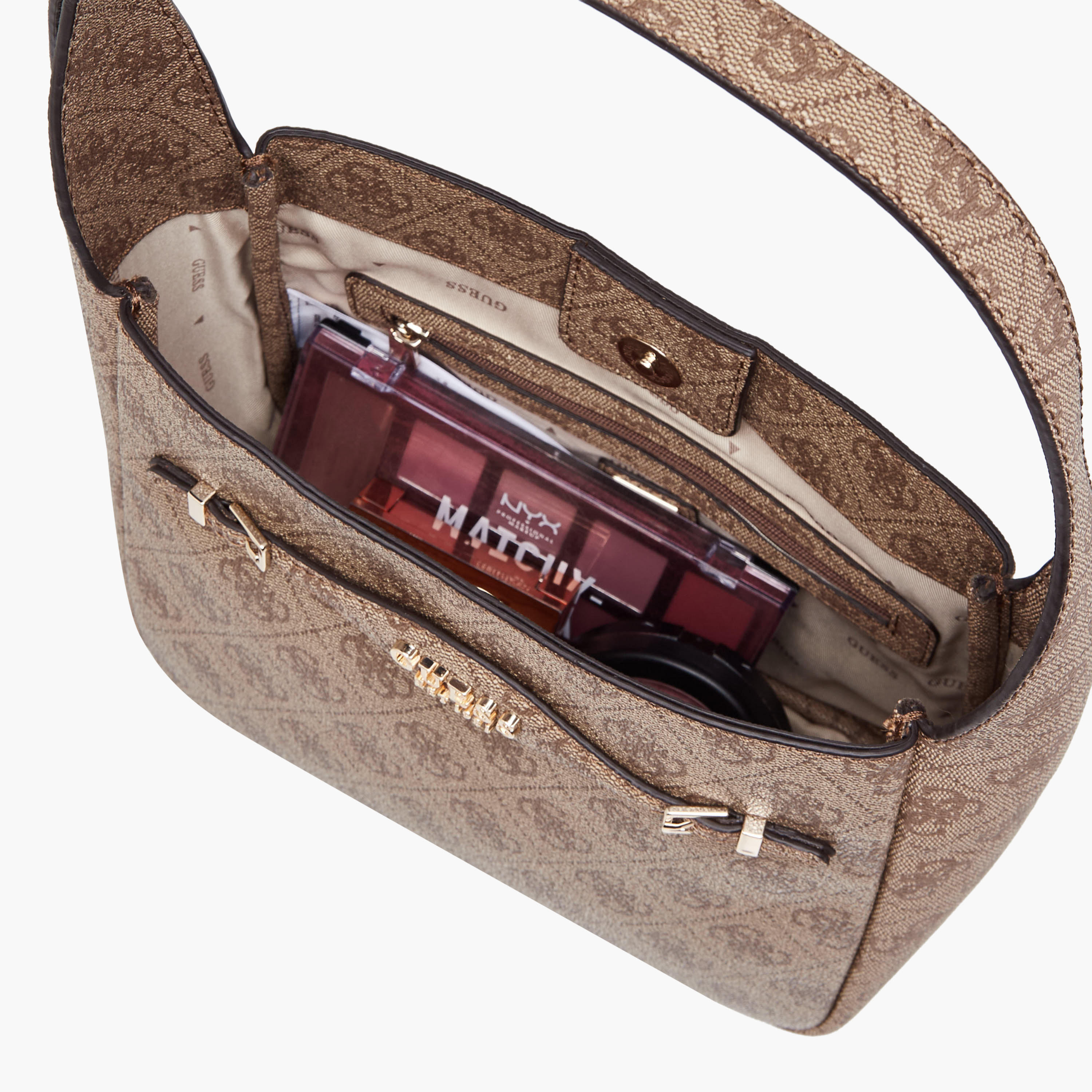 شنطة كتف بطبعات مونوجرام وحزام قابل للفصل كاتيا من جيس-women-bagsandwallets-handbags-image-8