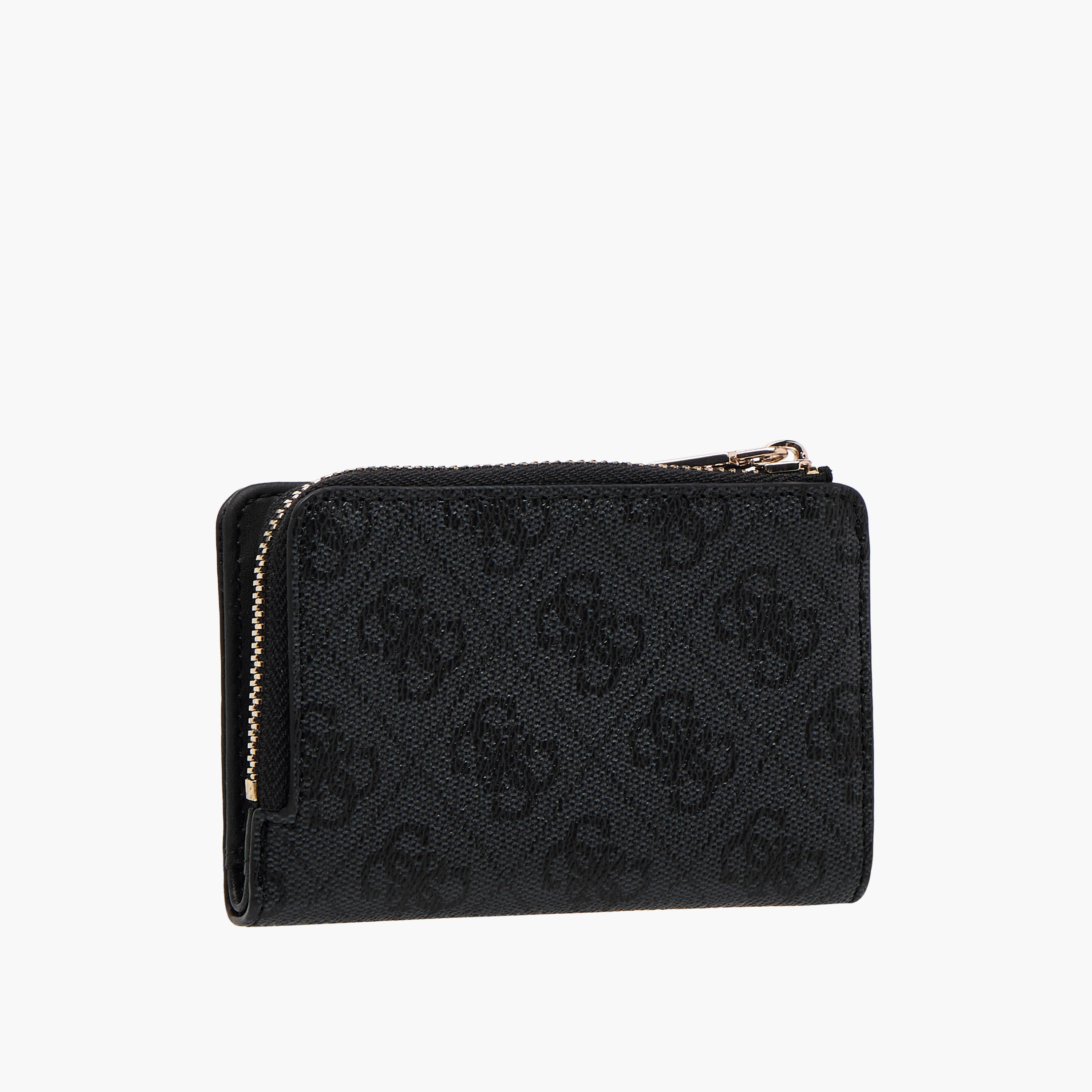 Guess LAUREL II SLG Monogram Print Zip Around Card Holder-women-bagsandwallets-wallets-image-2