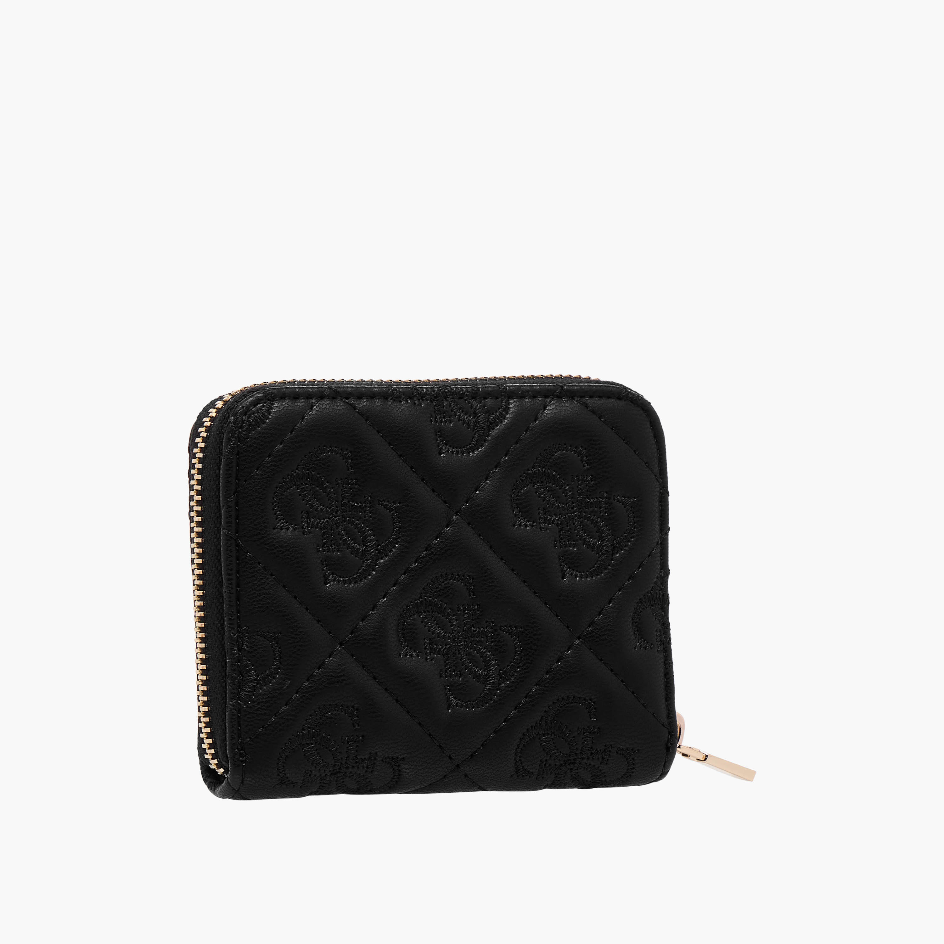 Guess Adelasia SLG Textured Wallet with Zip Closure-women-bagsandwallets-wallets-image-2