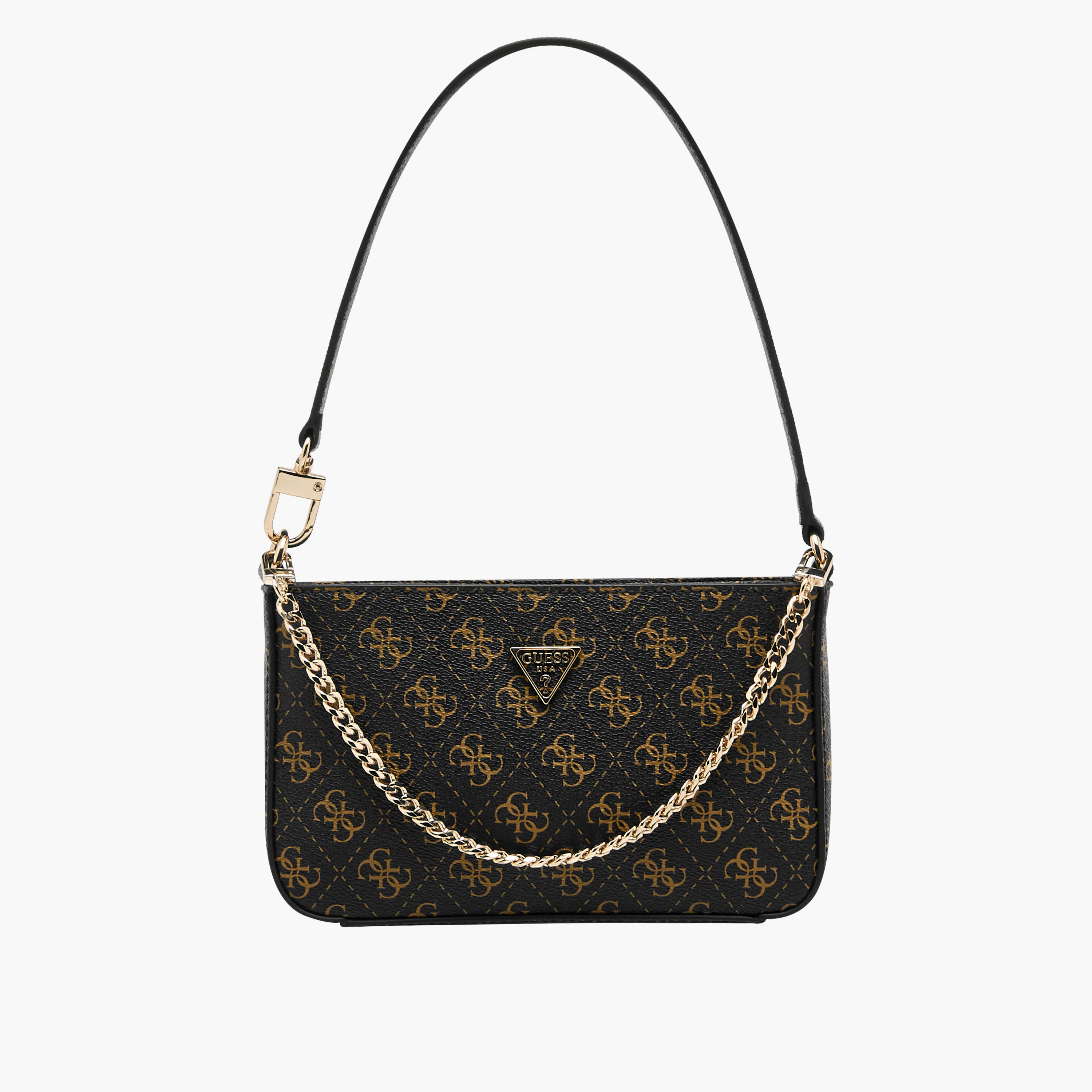 Guess Noelle II Monogram Print Shoulder Bag with Detachable Strap-women-bagsandwallets-handbags-image-1