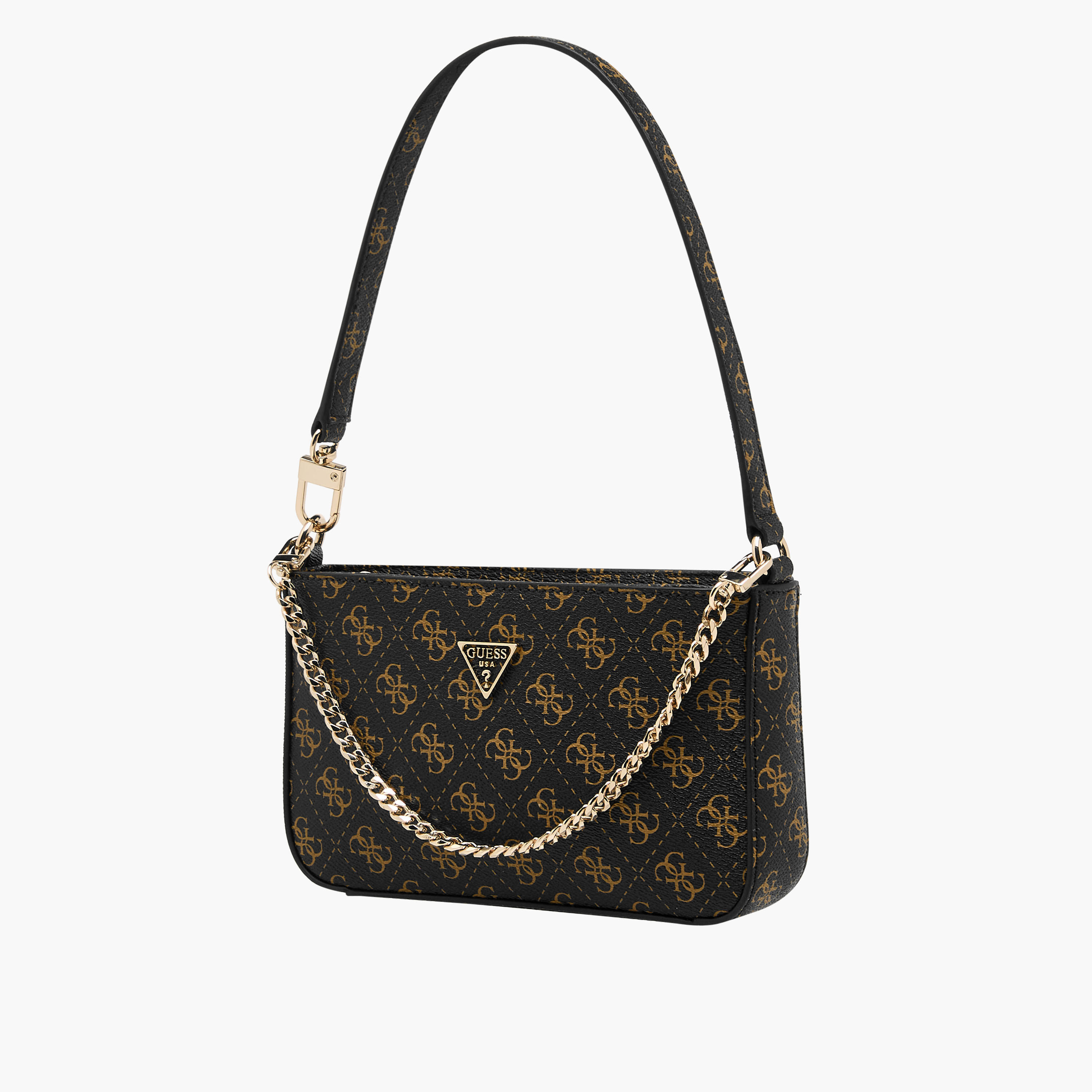 Guess Noelle II Monogram Print Shoulder Bag with Detachable Strap-women-bagsandwallets-handbags-image-3