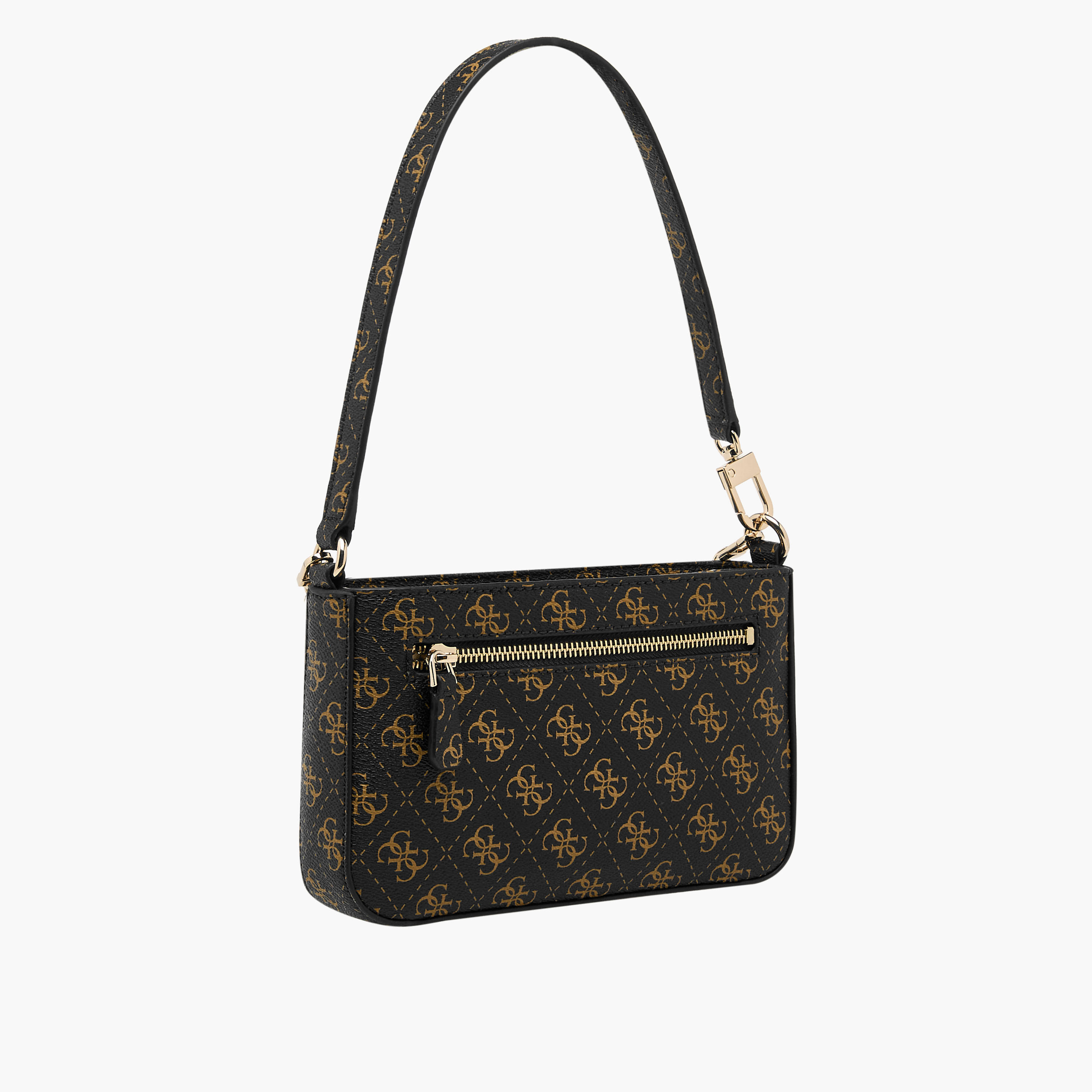 Guess Noelle II Monogram Print Shoulder Bag with Detachable Strap-women-bagsandwallets-handbags-image-4