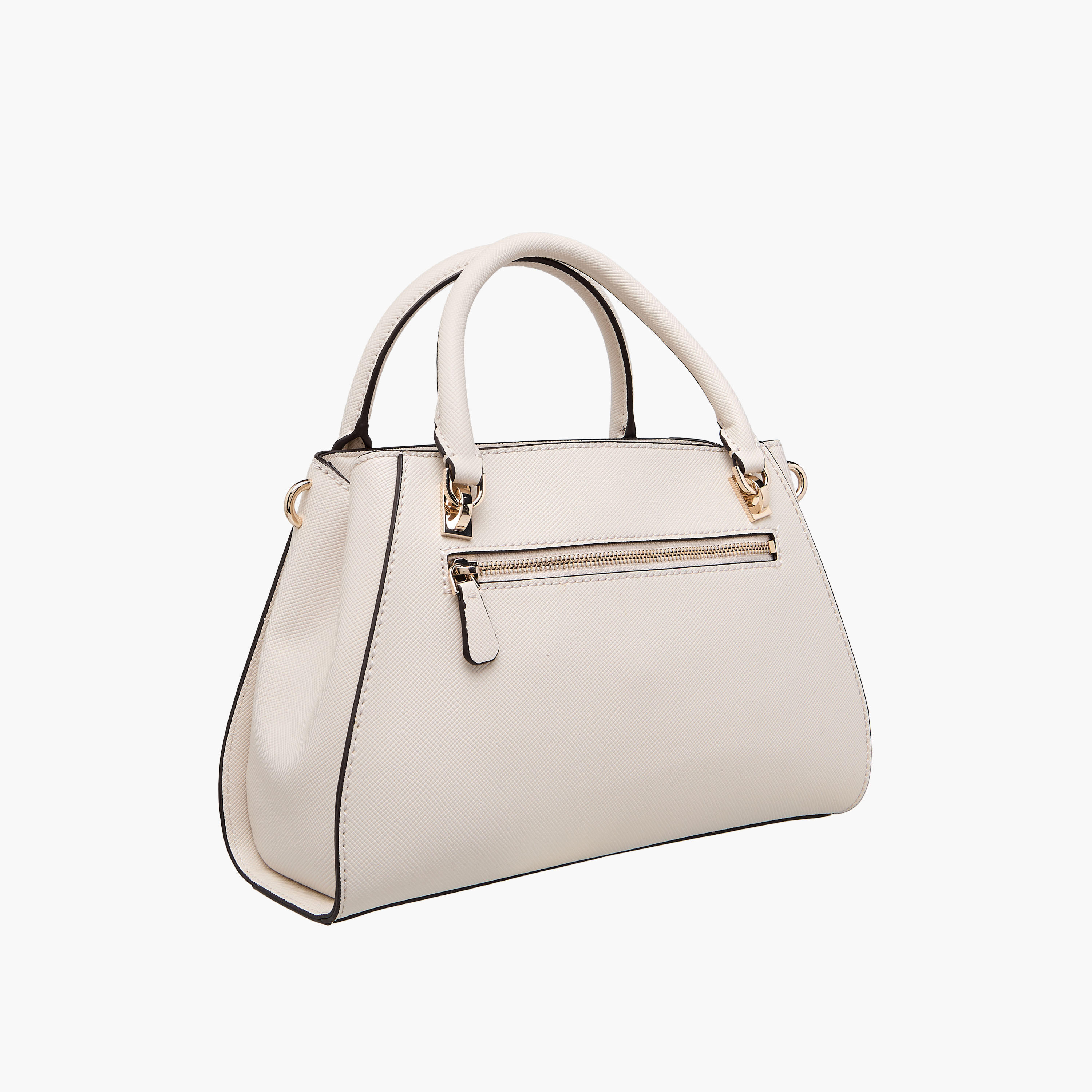Guess NOELLE Textured Satchel Bag with Detachable Shoulder Strap-women-bagsandwallets-handbags-image-5