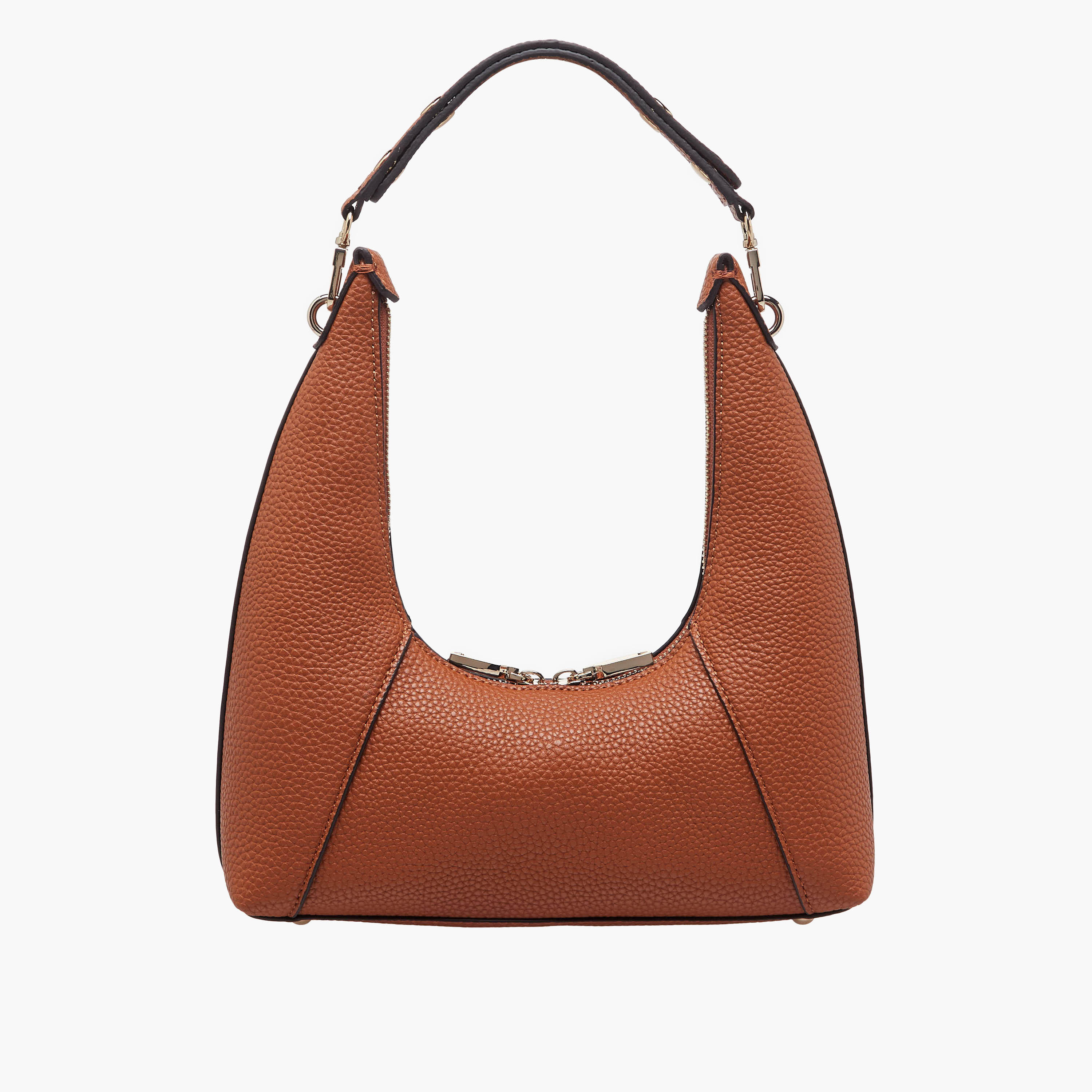 Guess Calista Textured Shoulder Bag with Zip Closure-women-bagsandwallets-handbags-image-1