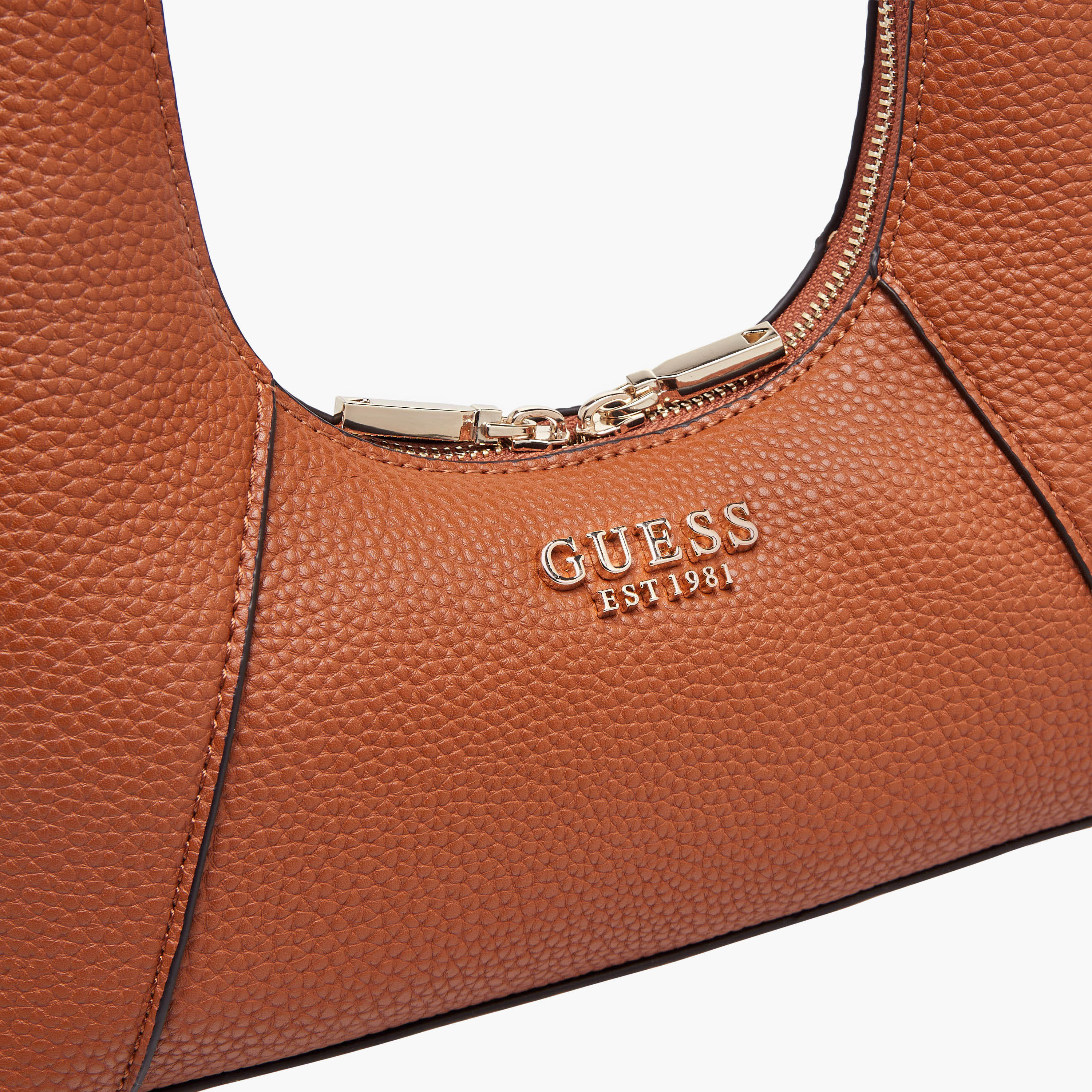 Guess Calista Textured Shoulder Bag with Zip Closure-women-bagsandwallets-handbags-image-5