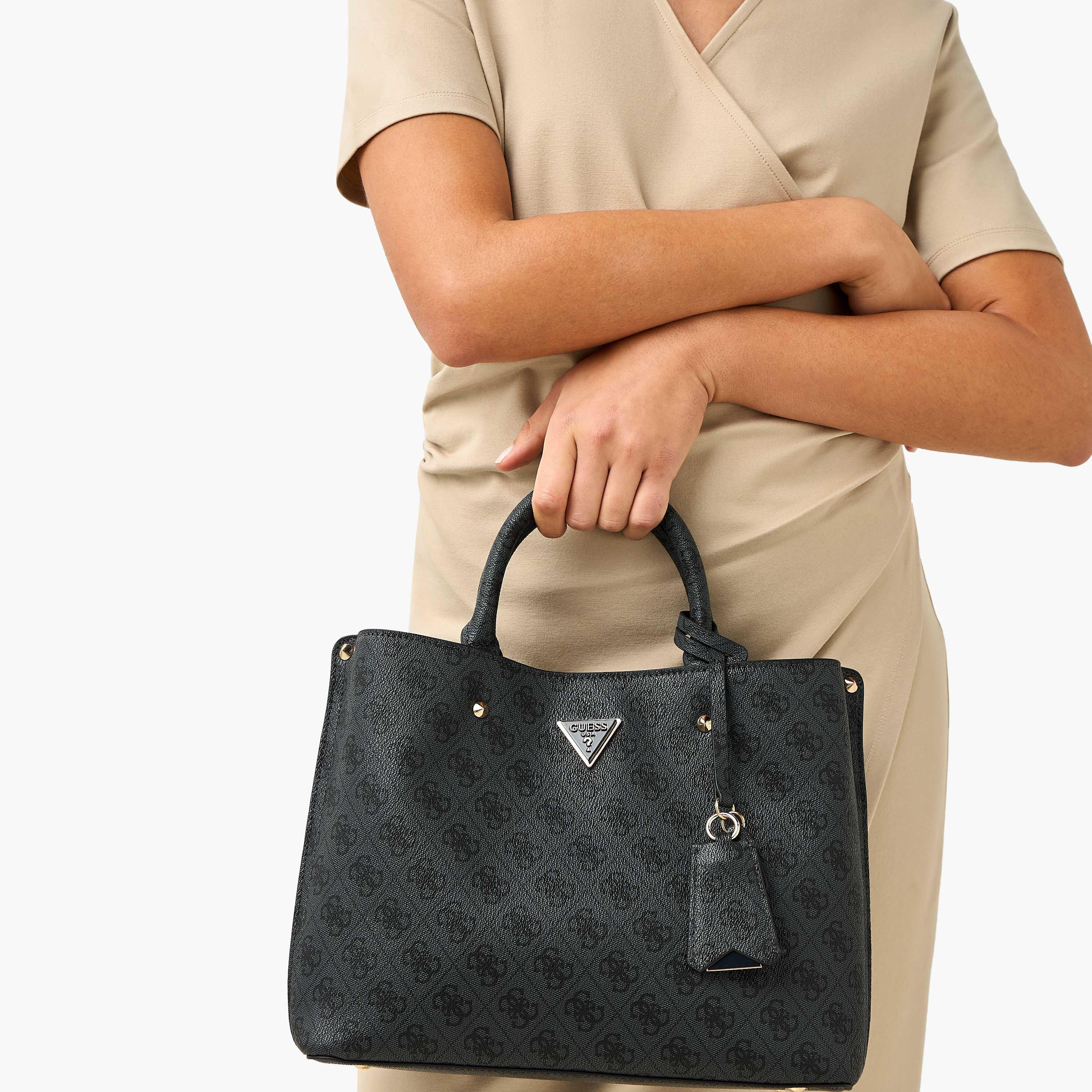 Guess Meridian II Girlfriend Monogram Print Tote Bag with Double Handle-women-bagsandwallets-handbags-image-7