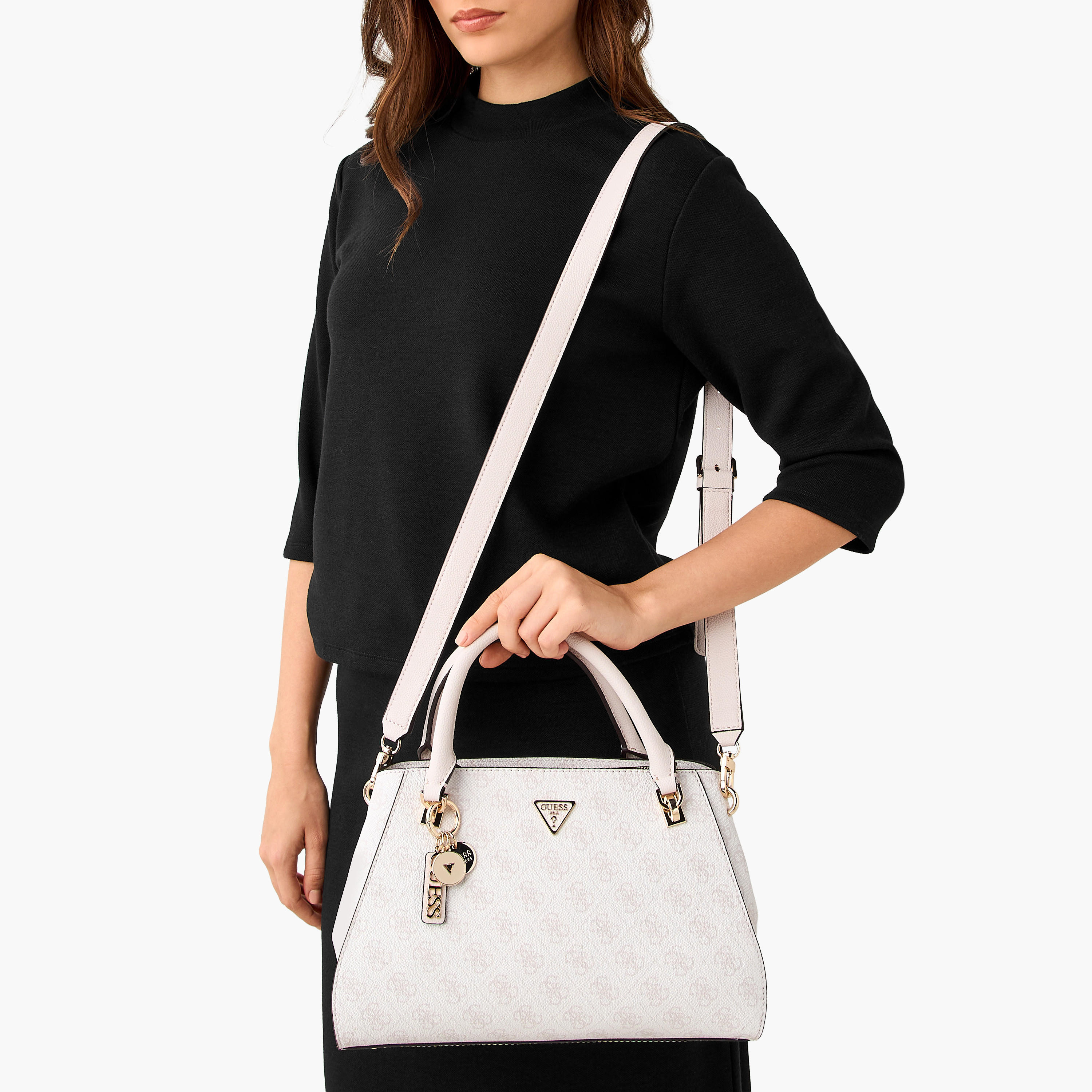 Guess Noelle II Monogram Print Tote Bag with Detachable Shoulder Strap-women-bagsandwallets-handbags-image-2