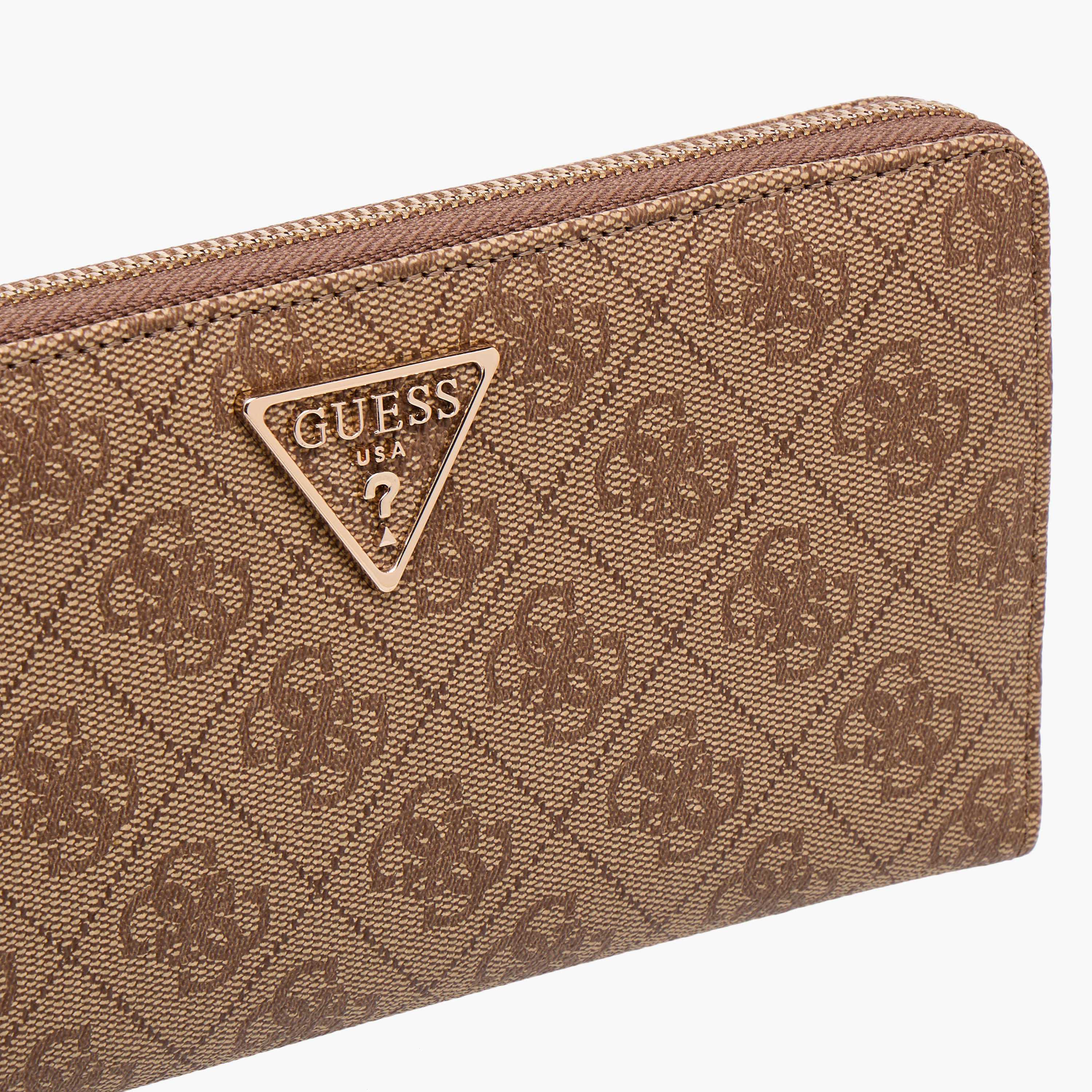 Guess LAUREL SLG Monogram Embossed Zip Around Wallet-women-bagsandwallets-wallets-image-4