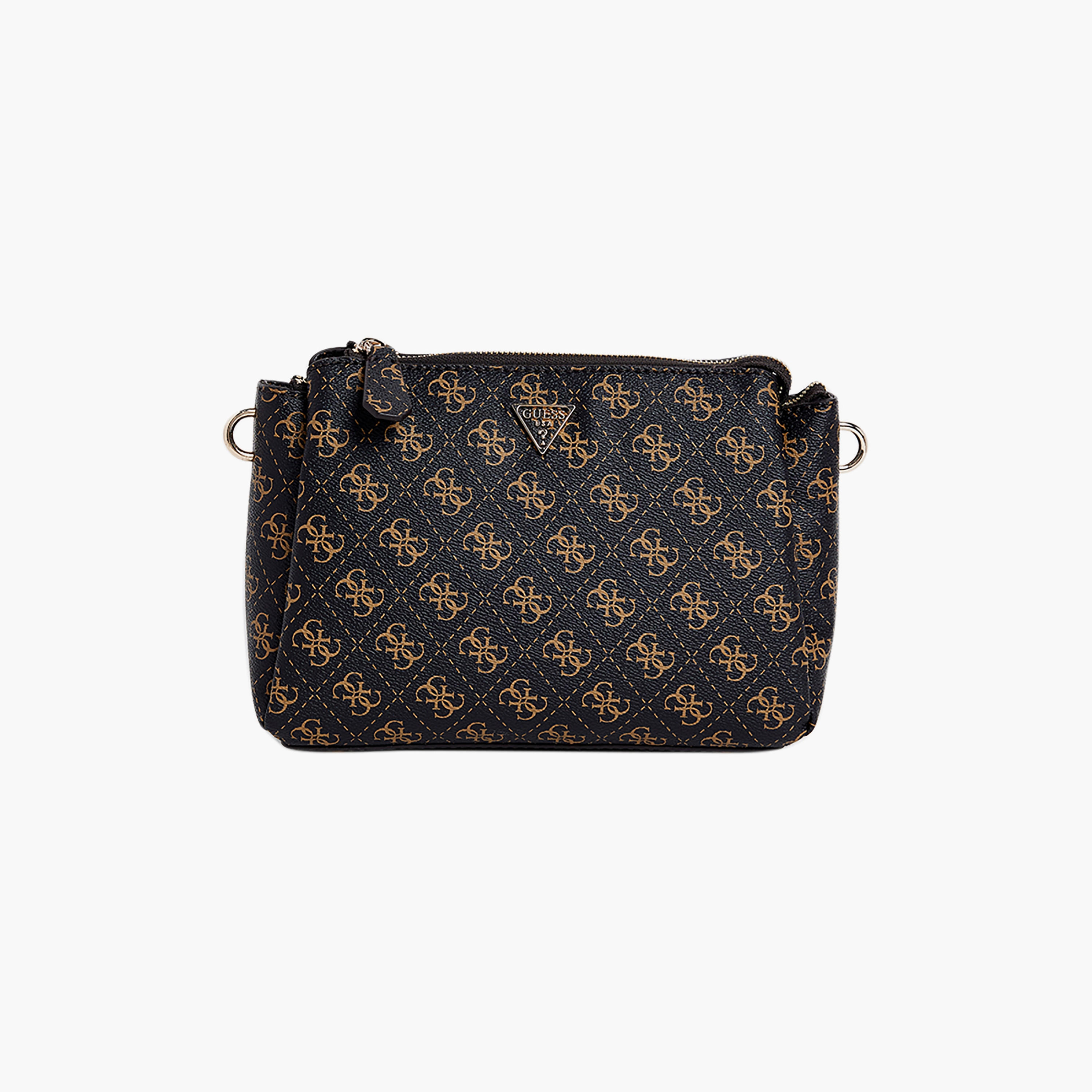 Guess - Noelle Ii Tri Comp Crossbody - Brown-women-bagsandwallets-handbags-image-1