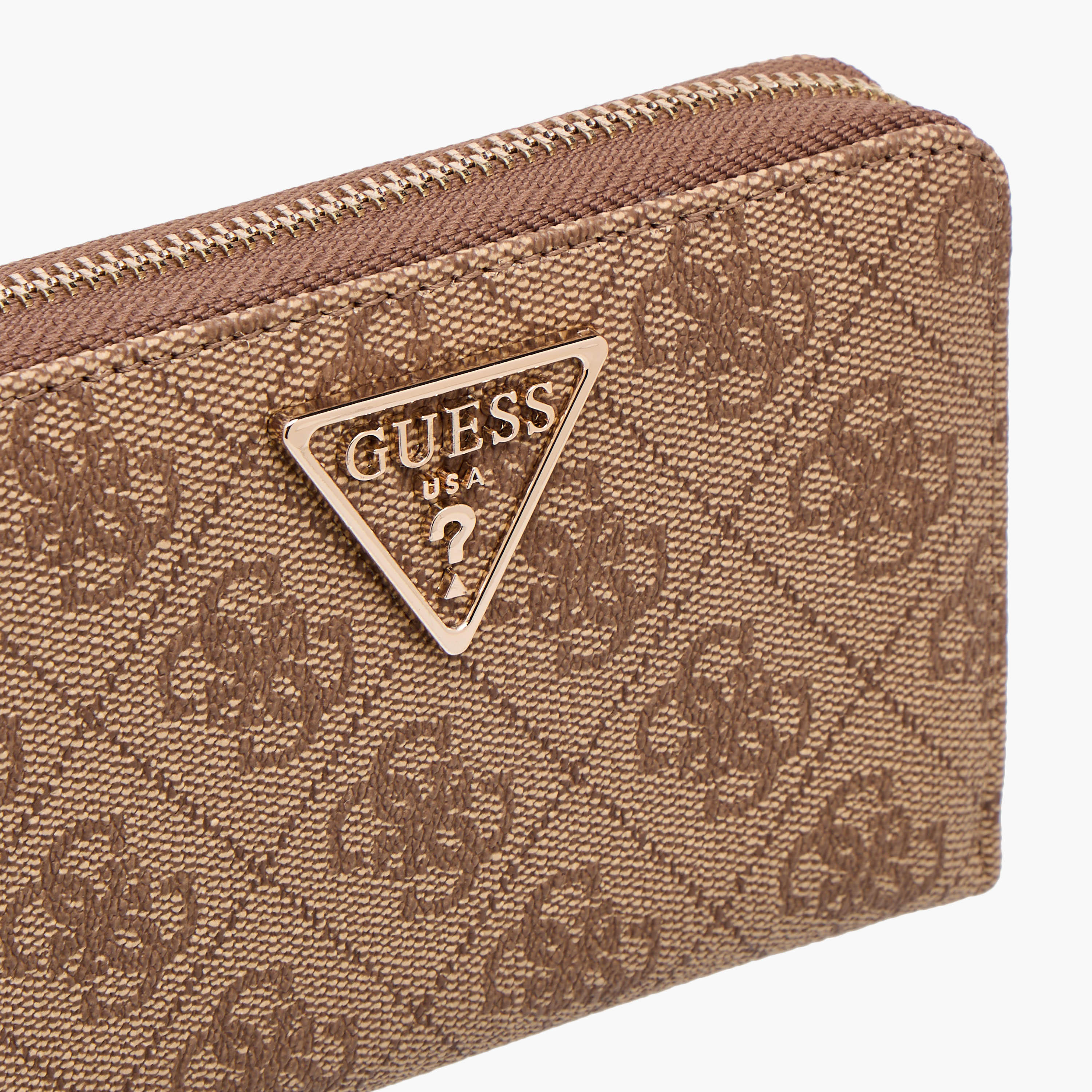 Guess LAUREL SLG Monogram Embossed Zip Around Wallet-women-bagsandwallets-wallets-image-3