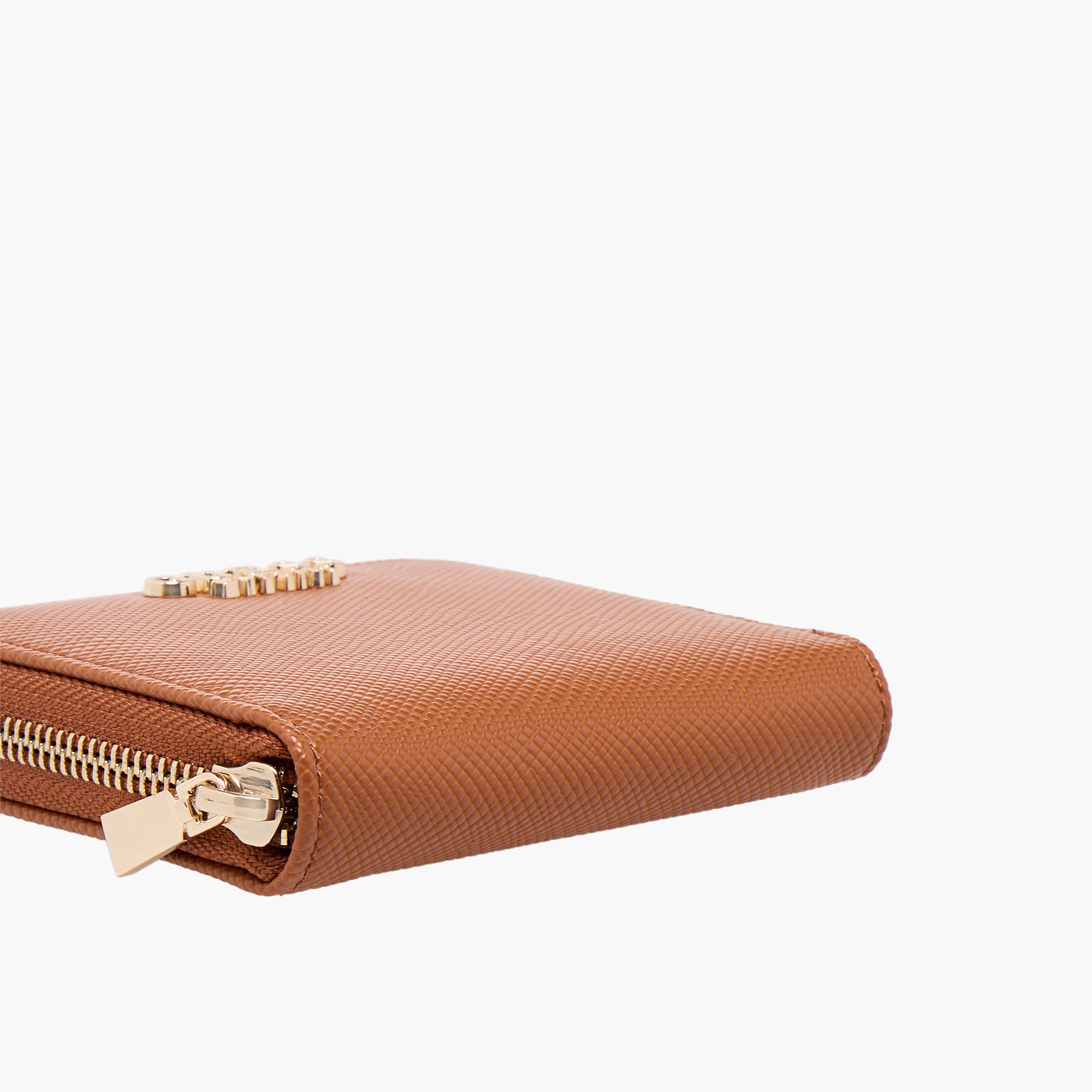 Guess Laurel II SLG Textured Wallet with Zip Closure-women-bagsandwallets-wallets-image-4