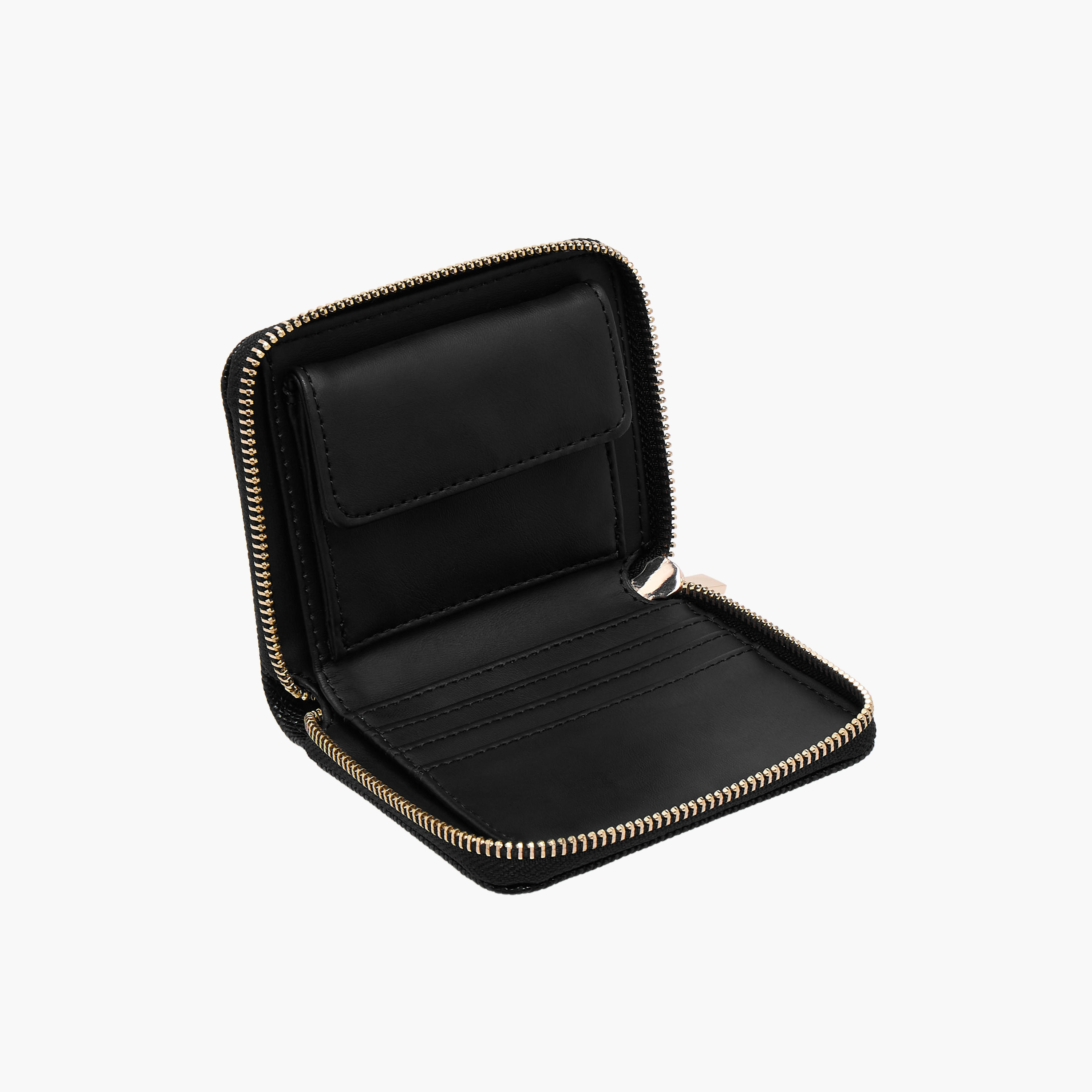 Guess Laurel II SLG Textured Wallet with Zip Closure-women-bagsandwallets-wallets-image-5