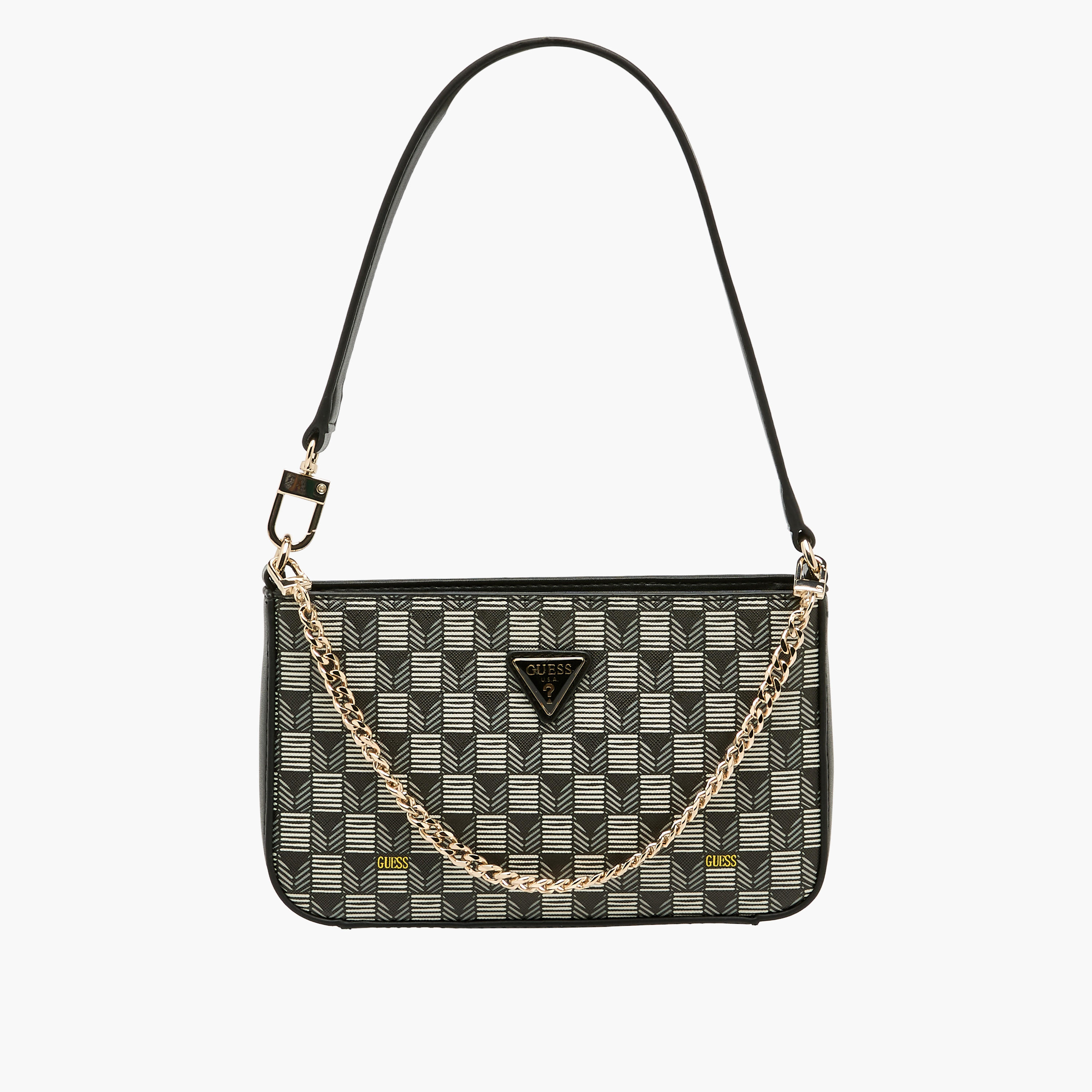 Guess G WAVE II MINI Printed Shoulder Bag with Chain Detail-women-bagsandwallets-handbags-image-1