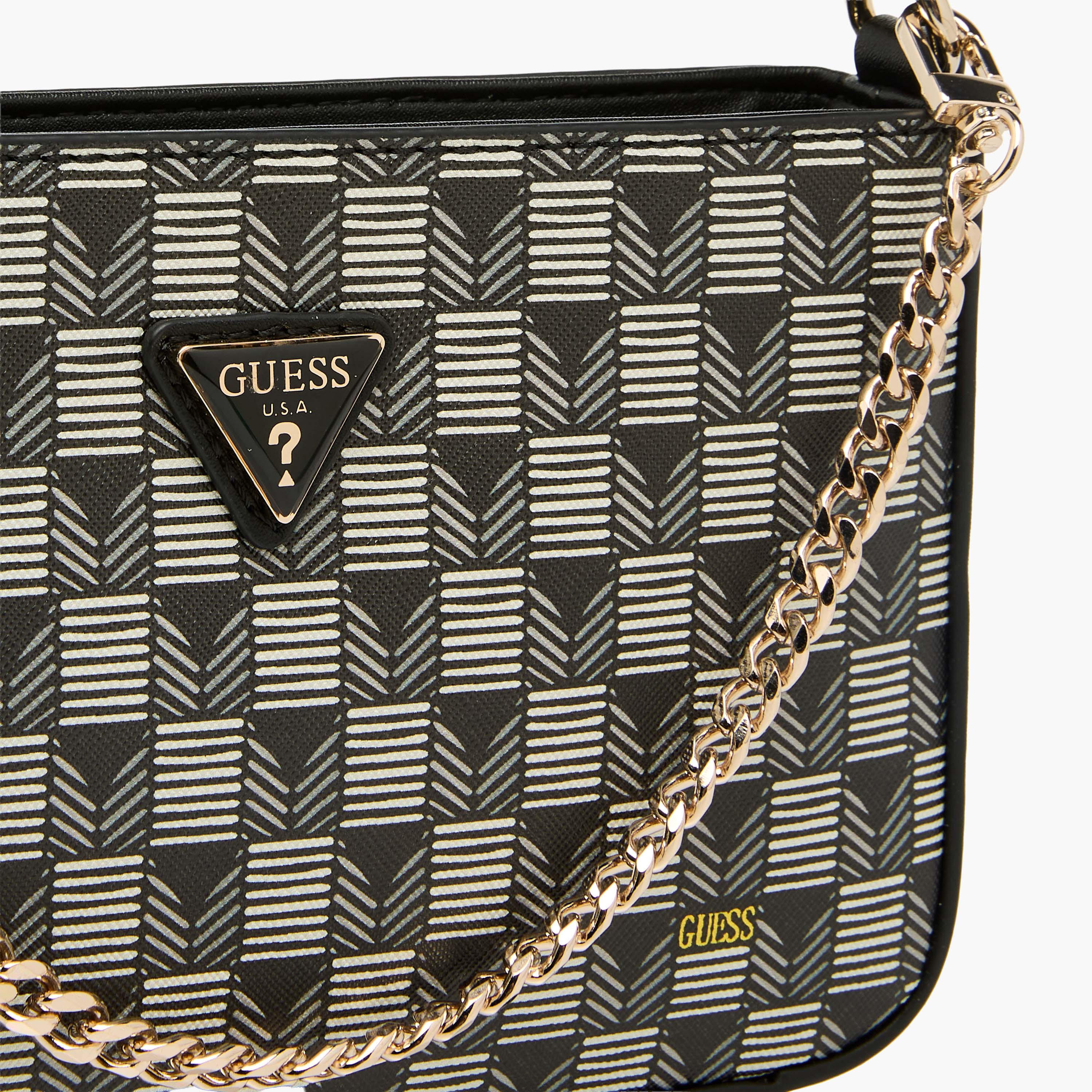 Guess G WAVE II MINI Printed Shoulder Bag with Chain Detail-women-bagsandwallets-handbags-image-5
